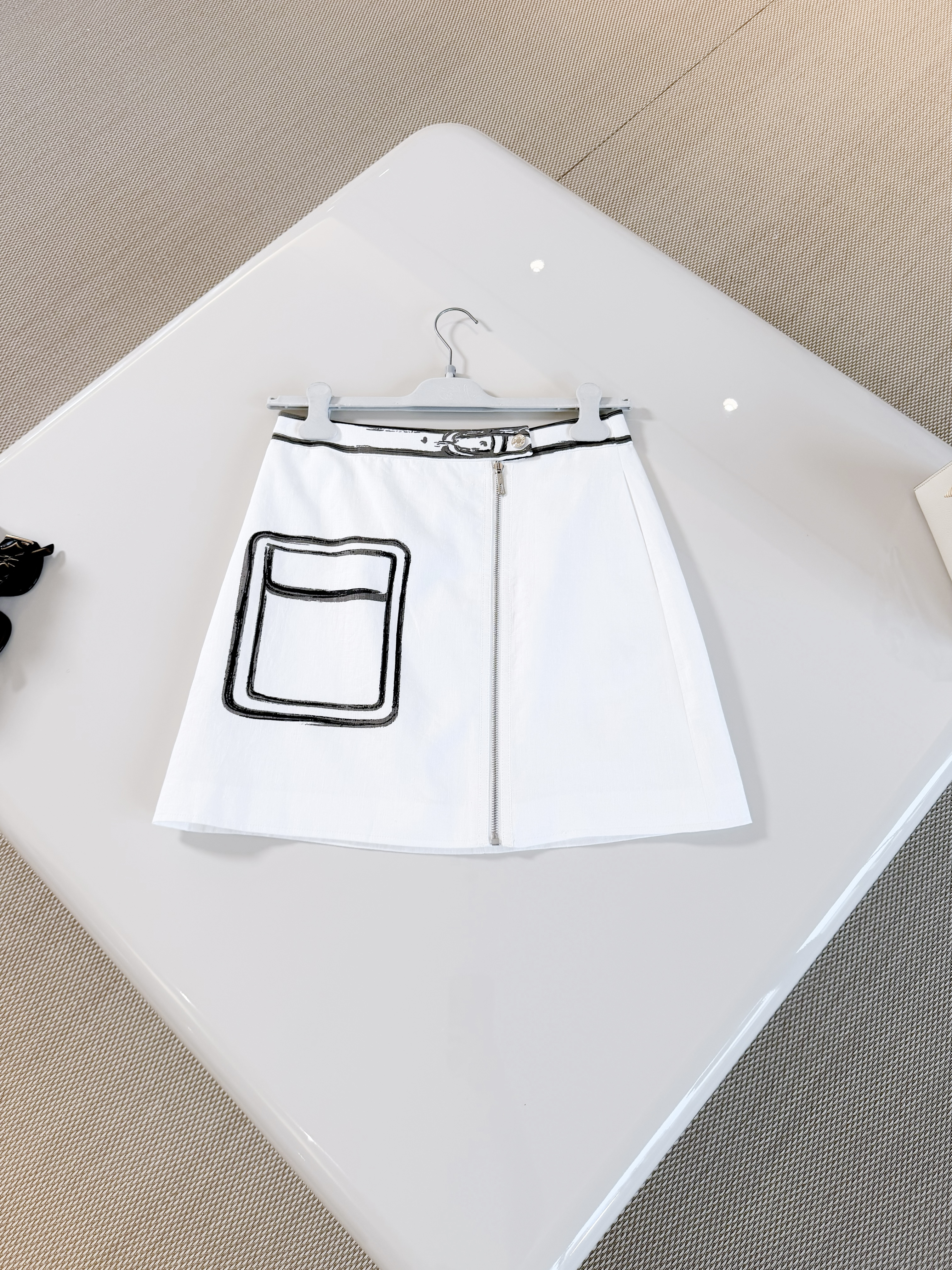 Hermès Hand Drawn Style Skirt #387968