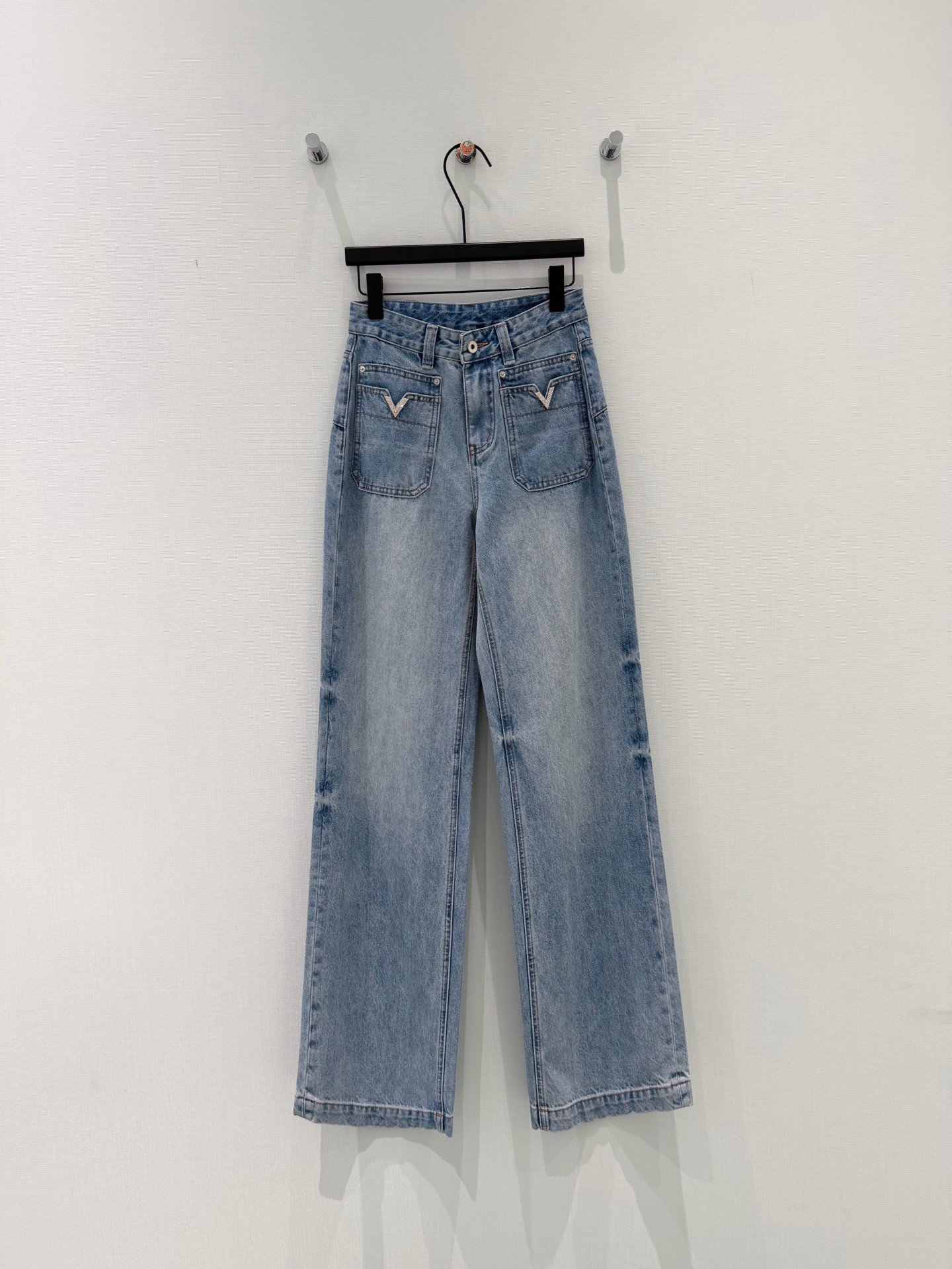 [TOP] VALENTINO Straight Leg Jeans - Blue