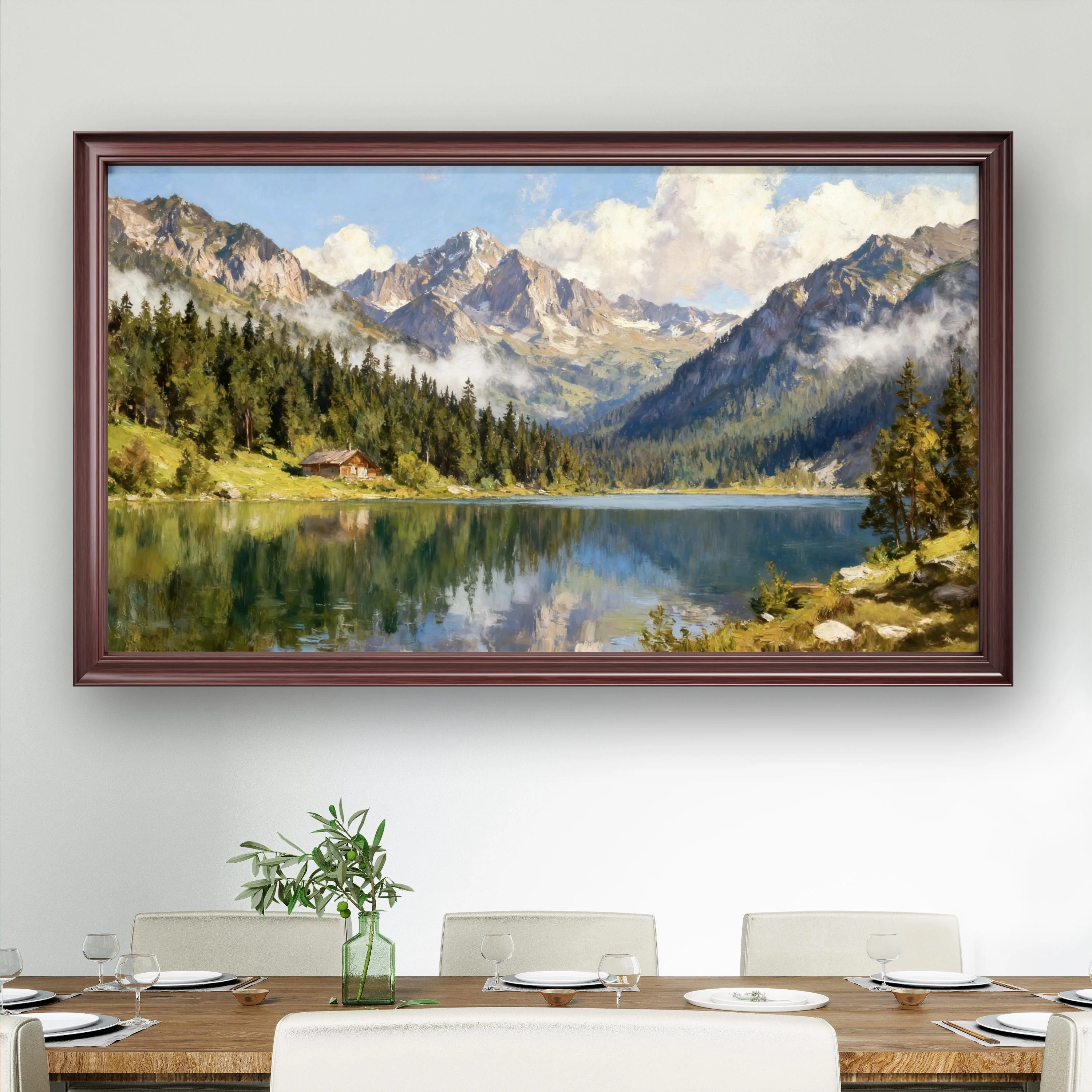 Ink Wash Mountains and Rivers