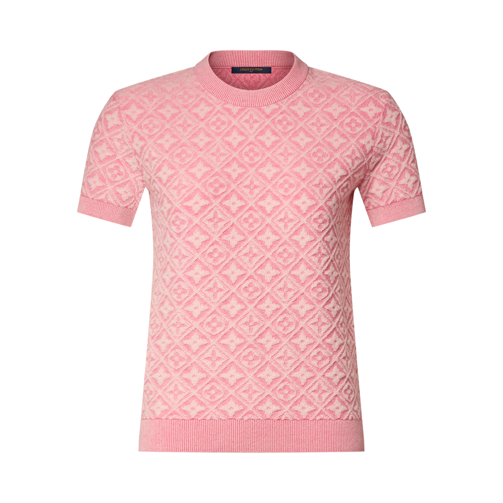 LOUIS VUITTON Monogram Toweling Knit Top #383609