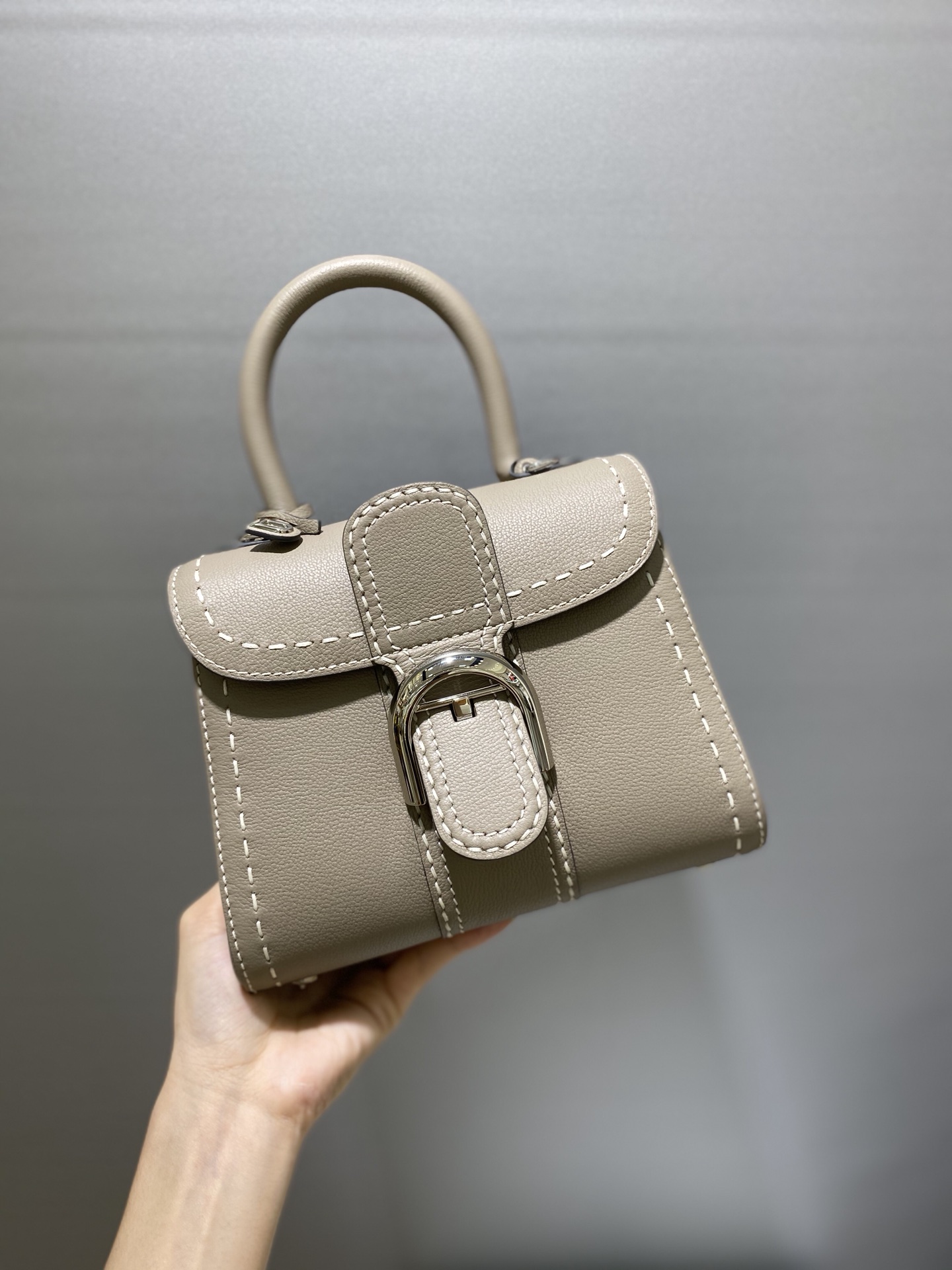 [TOP] Delvaux Brillant Bag 20cm - Gray - 711 Luxury
