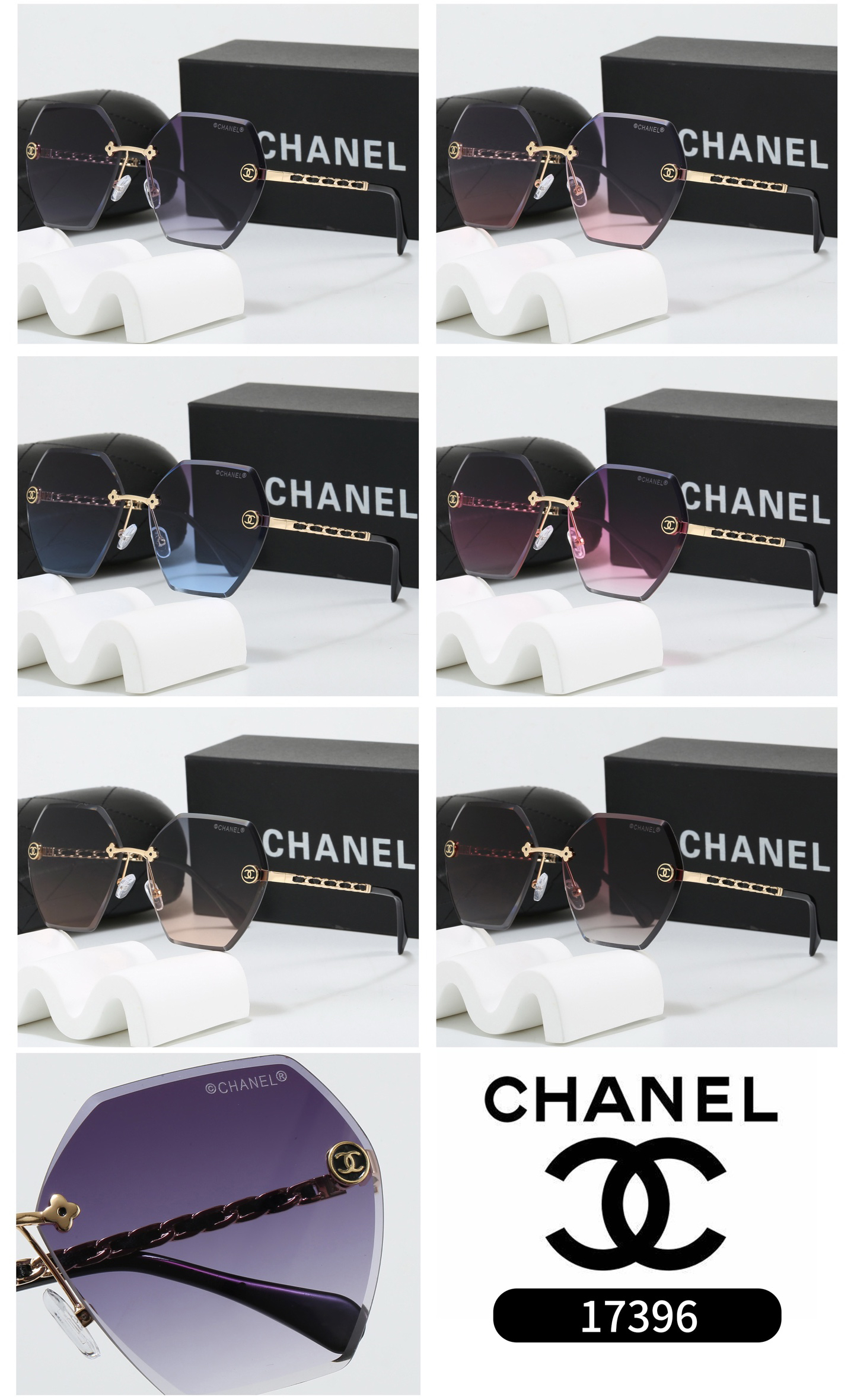 [TOP] CHANEL Sunglasses - 6 Colors - 711 Luxury