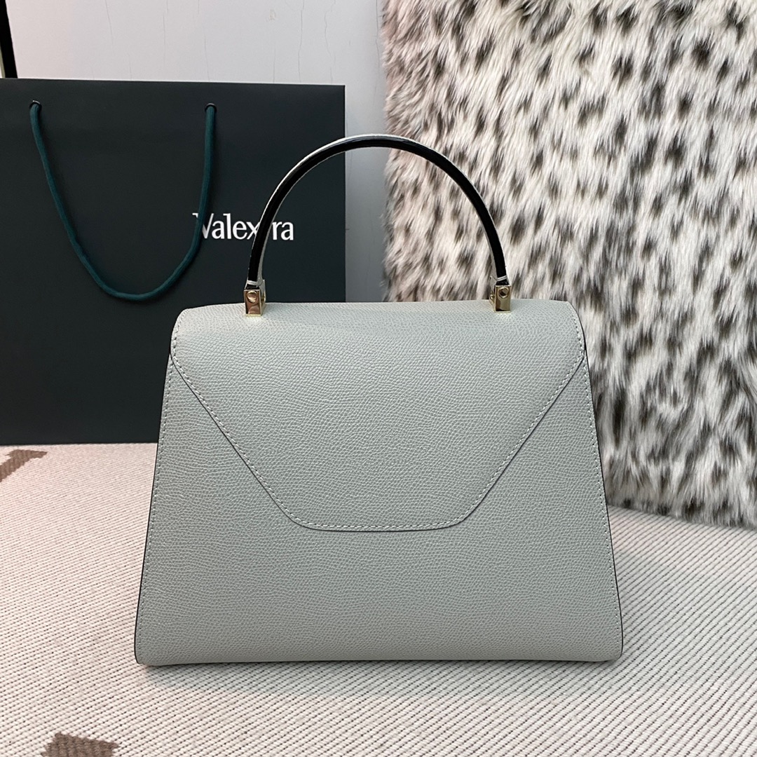 [TOP] VALEXTRA lside Bag 26x20x12cm - Smoky Gray - 711 Luxury