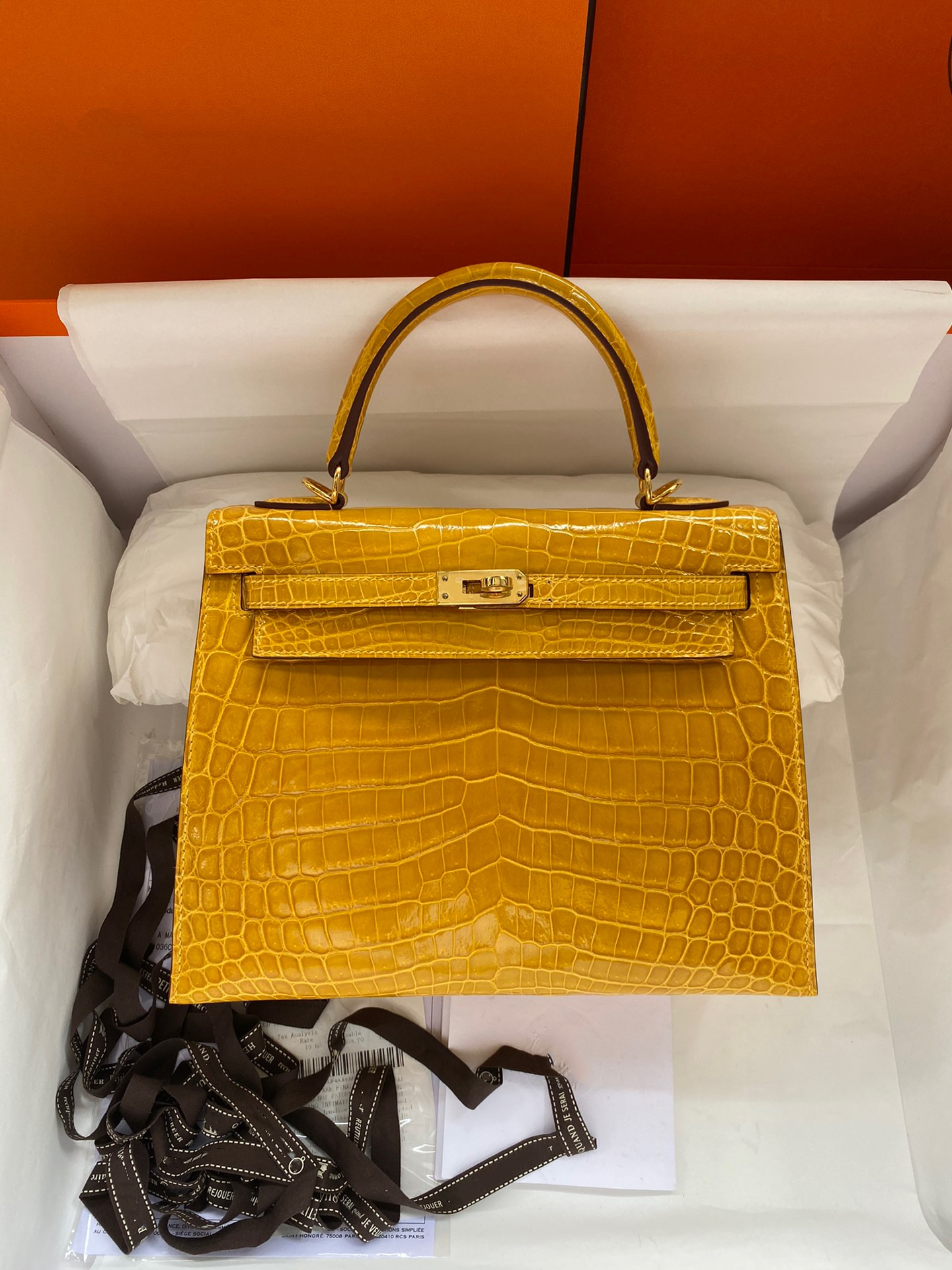 Advanced Customization Kelly 25 crocodile skin