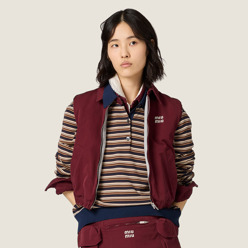 Designer Clothing MiuMiu Wool Polo Shirt | Nigo Office