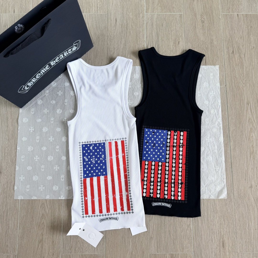Chrome Hearts American Flag Printed Knit Sundress #383407