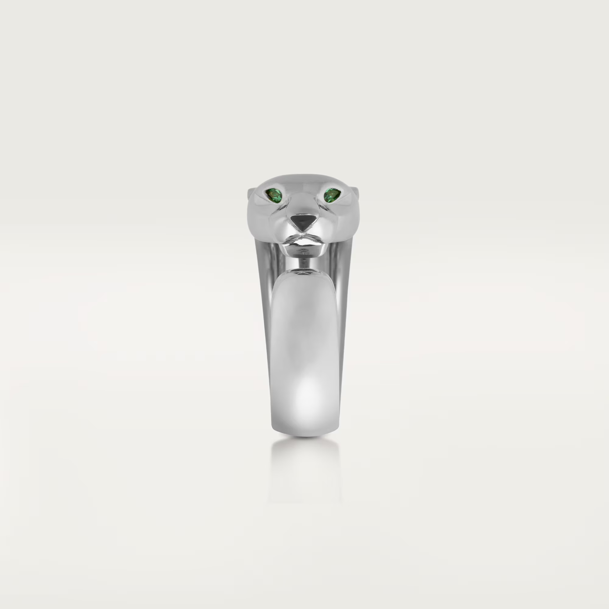 Carty Panther Pure Ring, White Gold, Medium Model