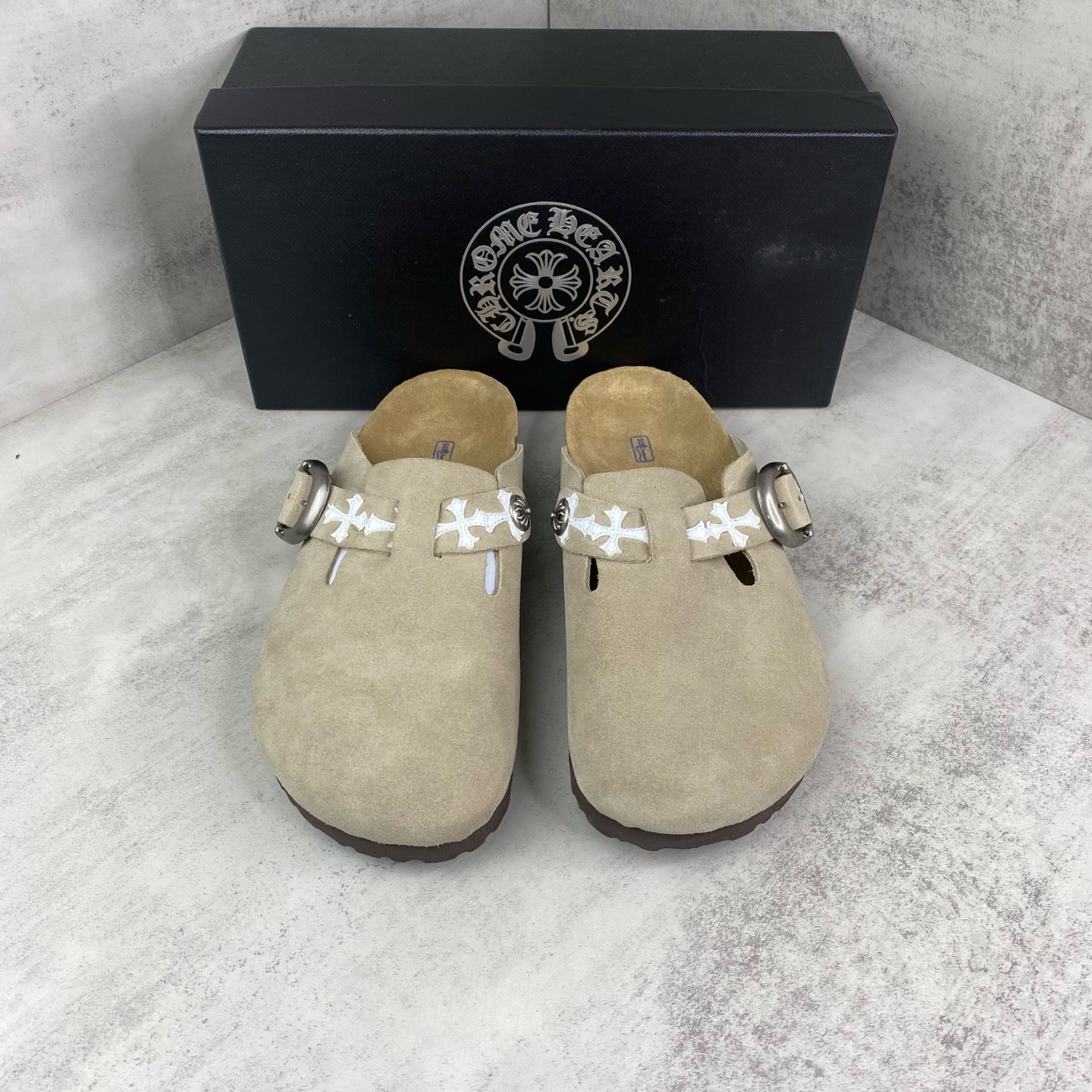 Chrome Hearts Shoes Chrome Hearts X Birkenstock Birkenstock Slippers #386474 View 2 | Nigo Office