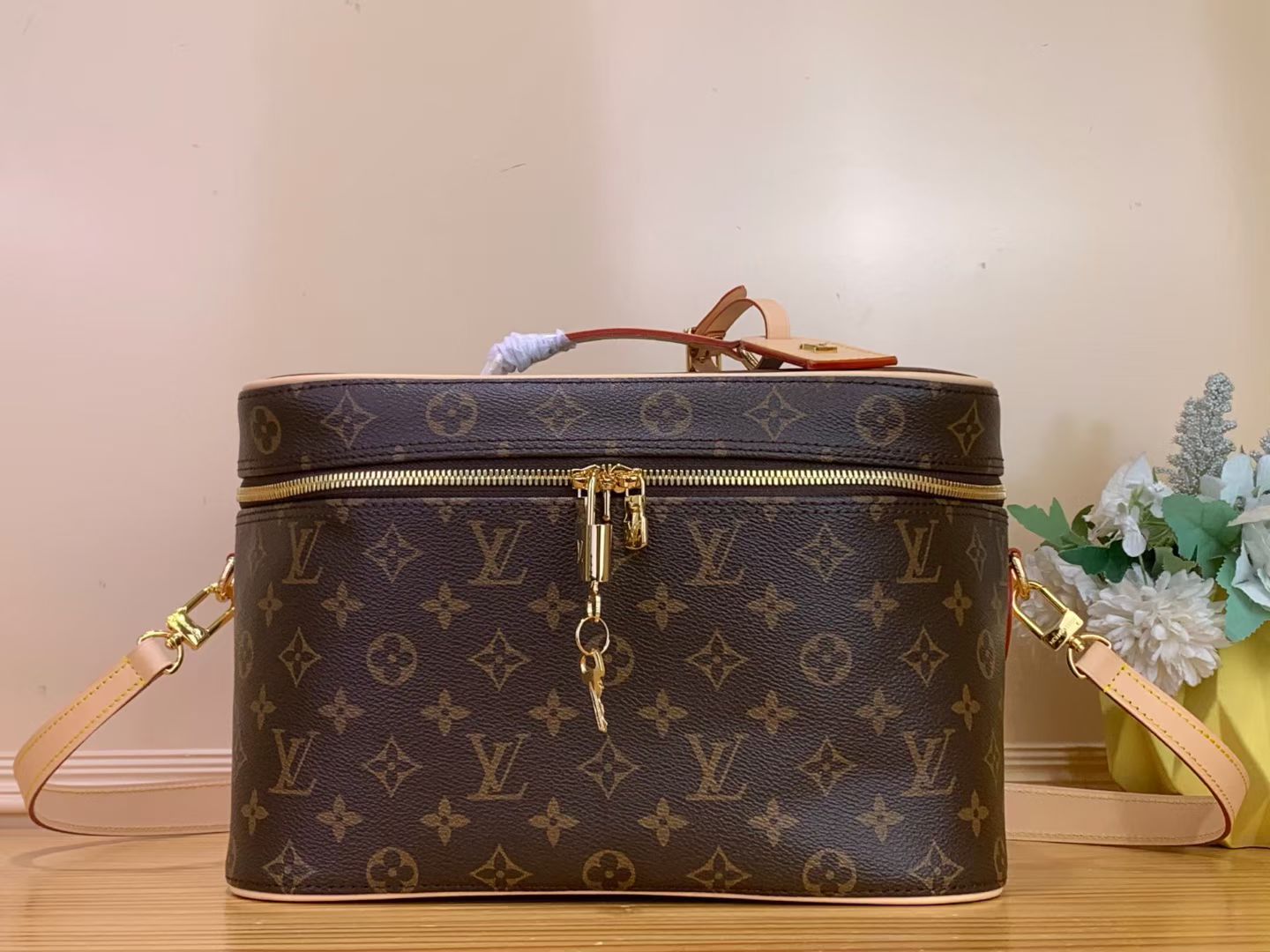 [TOP] Louis Vuitton LV Nice Vanity Case 31.5x20x21cm - Brown - 711 Luxury