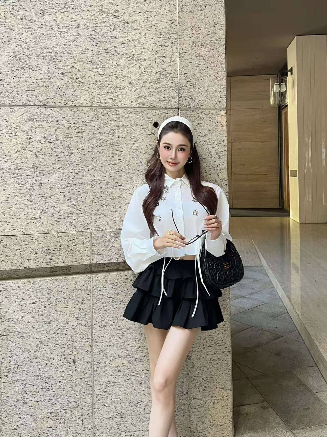 [TOP] Miu Miu  Shirt - White