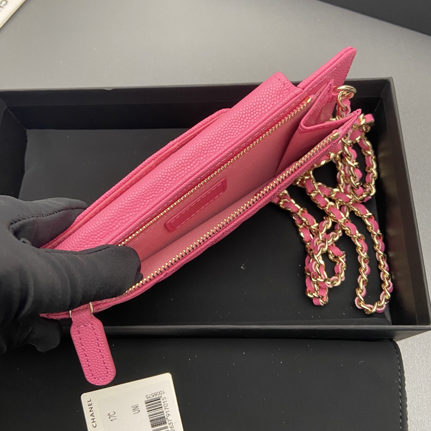 [TOP] CHANEL Phone Bag 18.5-9-3cm - Pink