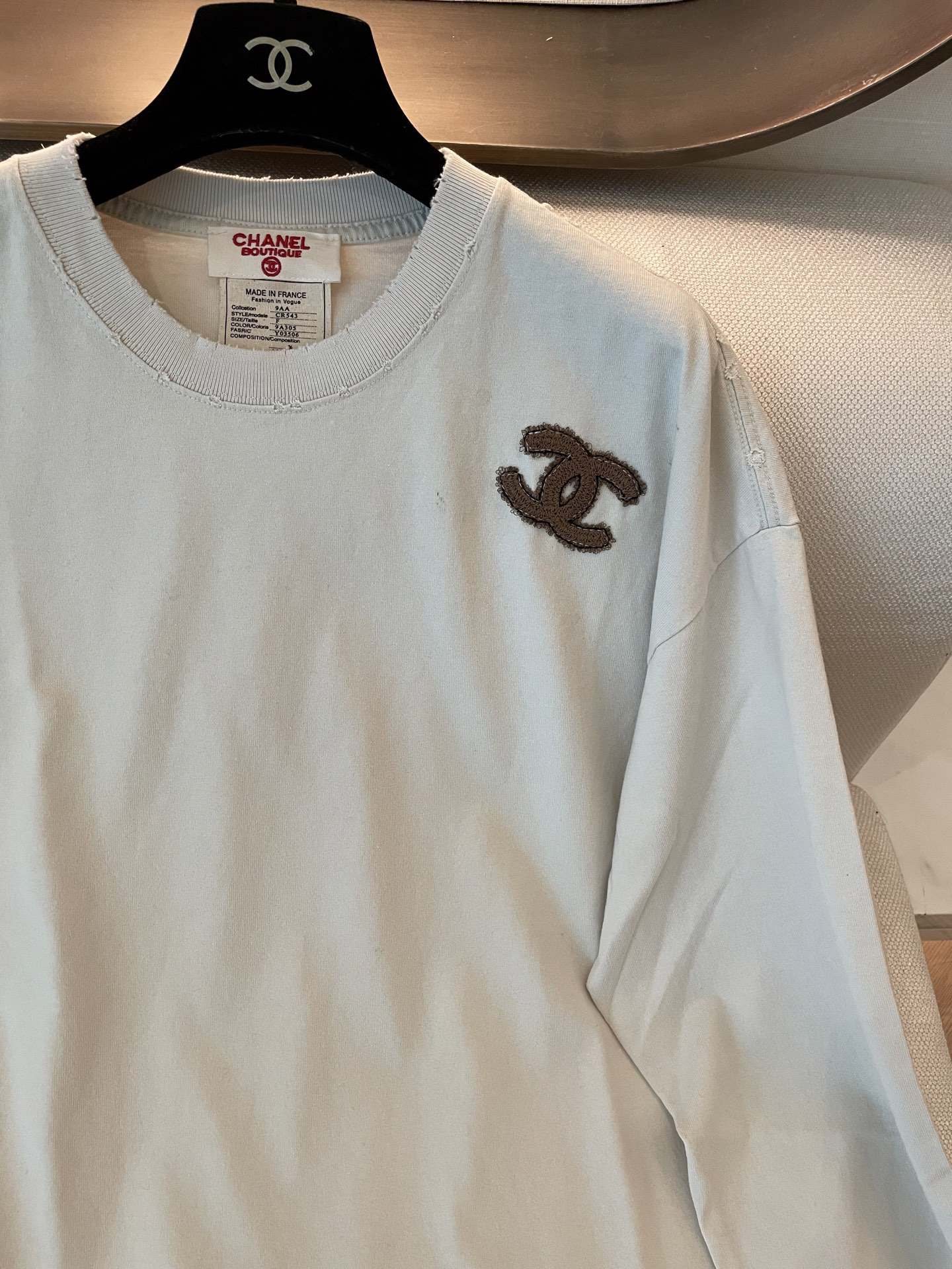 [TOP] CHANEL Long Sleeves - Grey