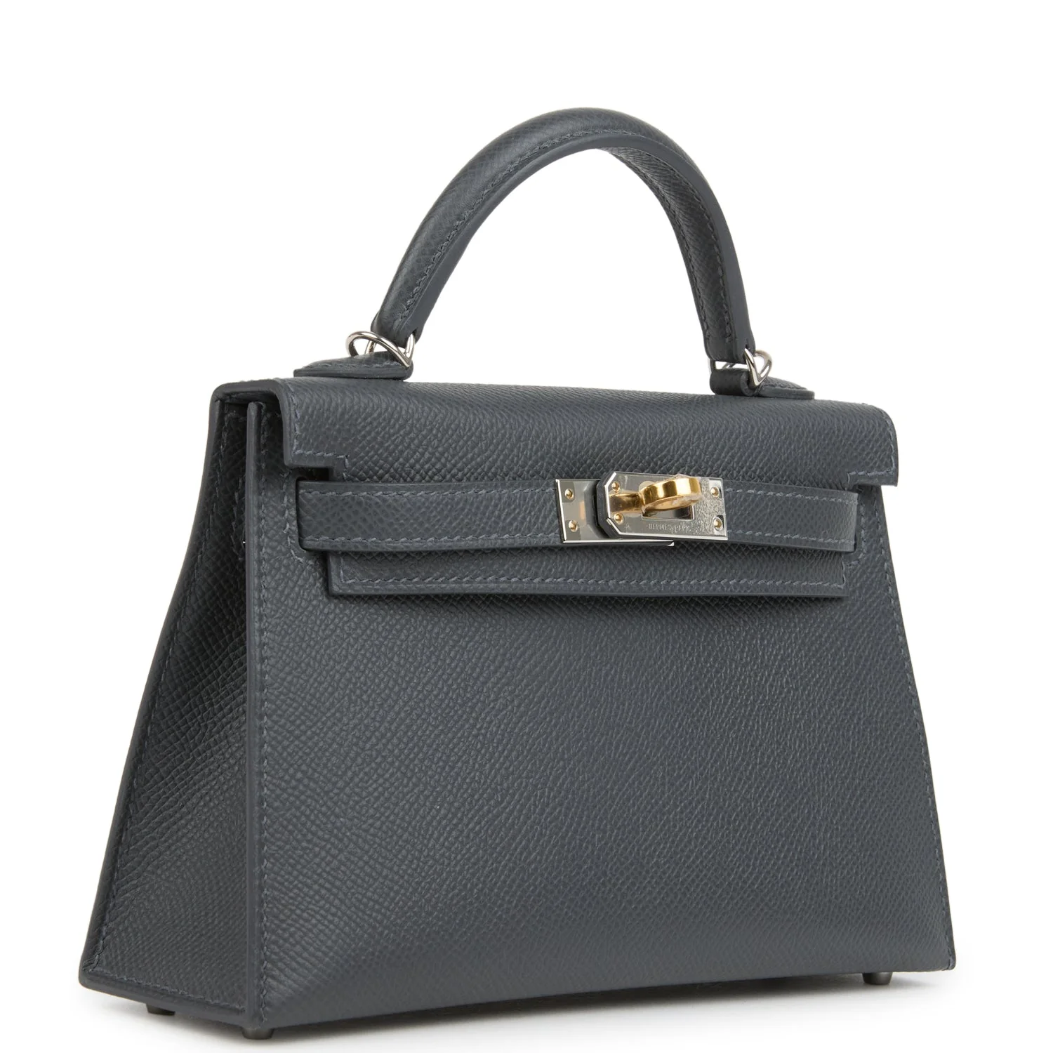 Hermes Kelly Sellier  Ardoise Epsom Electrum Hardware