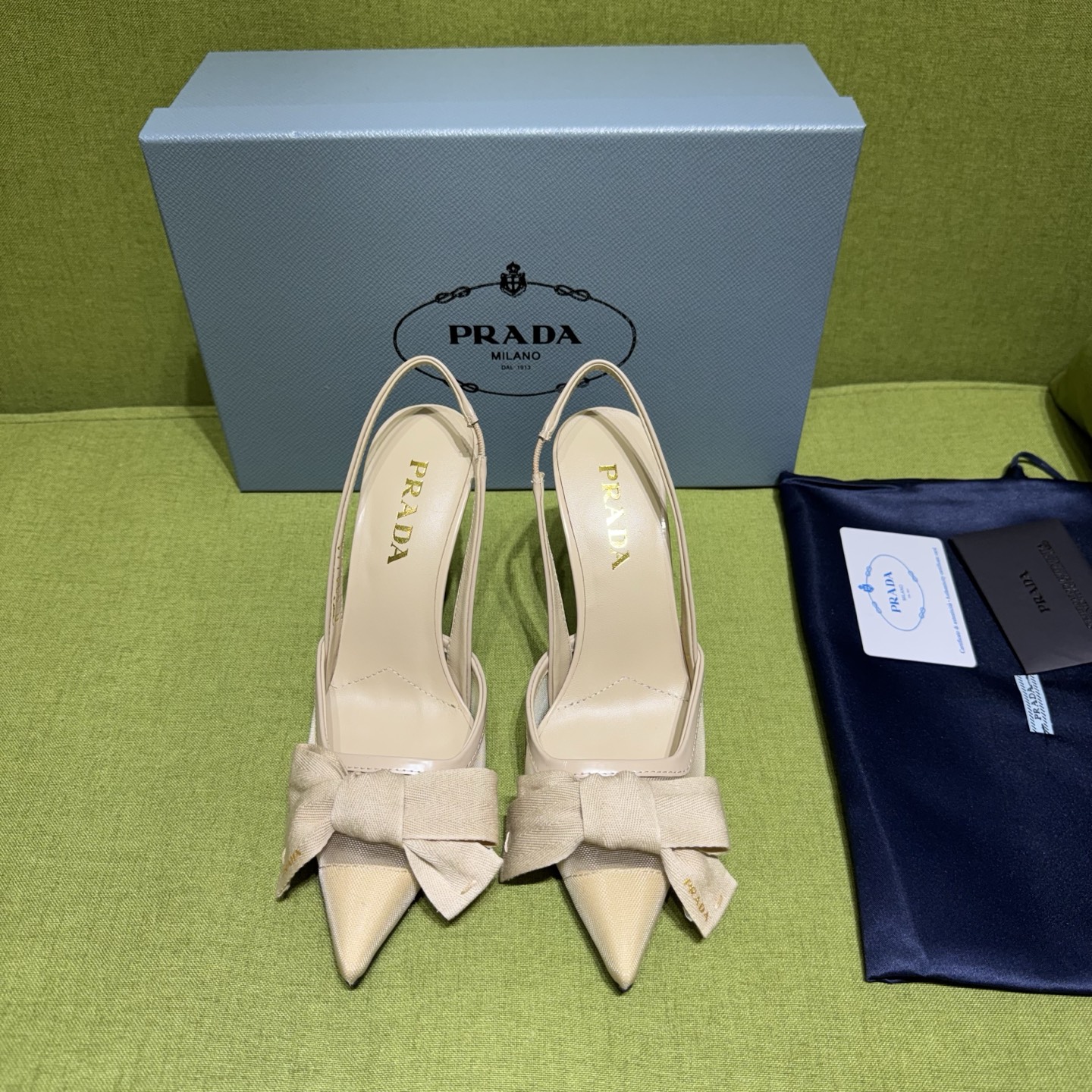 [TOP] PRADA High Heel Mules - Pink - 711 Luxury