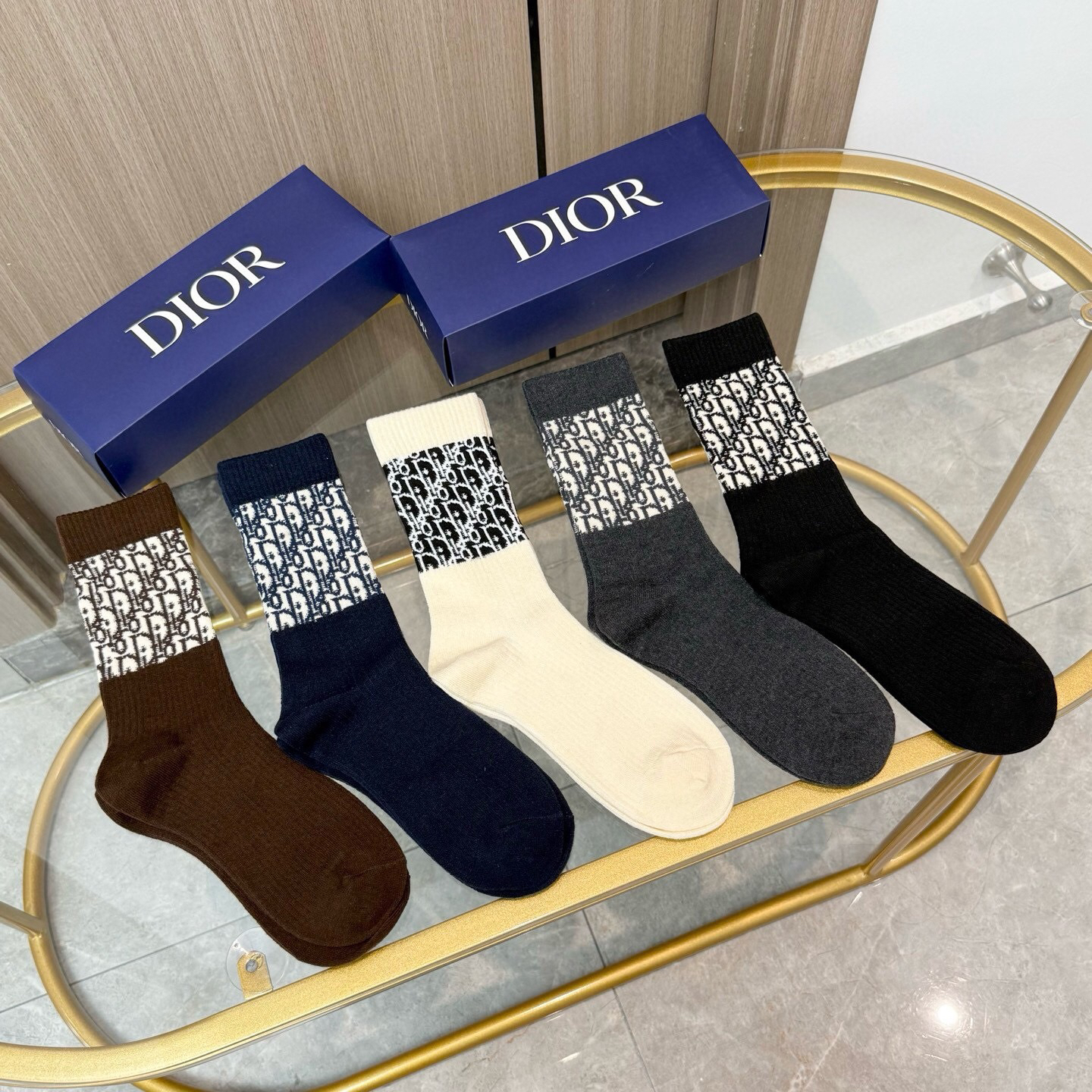 [TOP] Christian Dior Socks - 5 Pieces as a Set - 711 Luxury