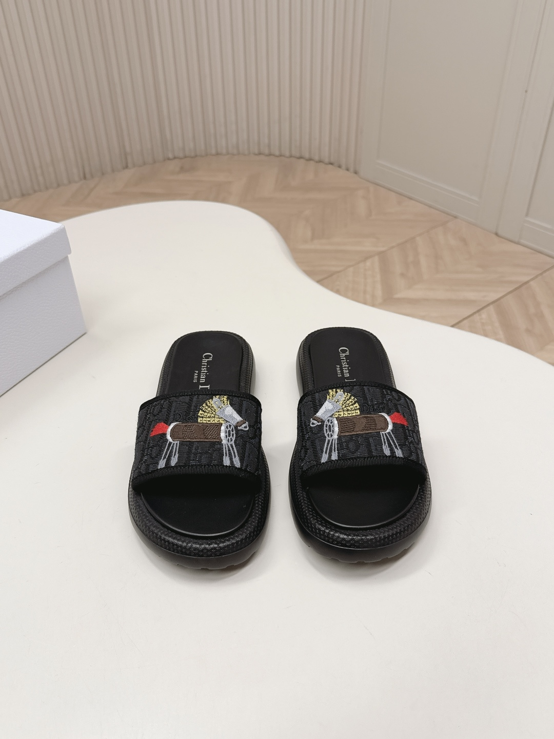 [TOP] Christian Dior Slippers - Black