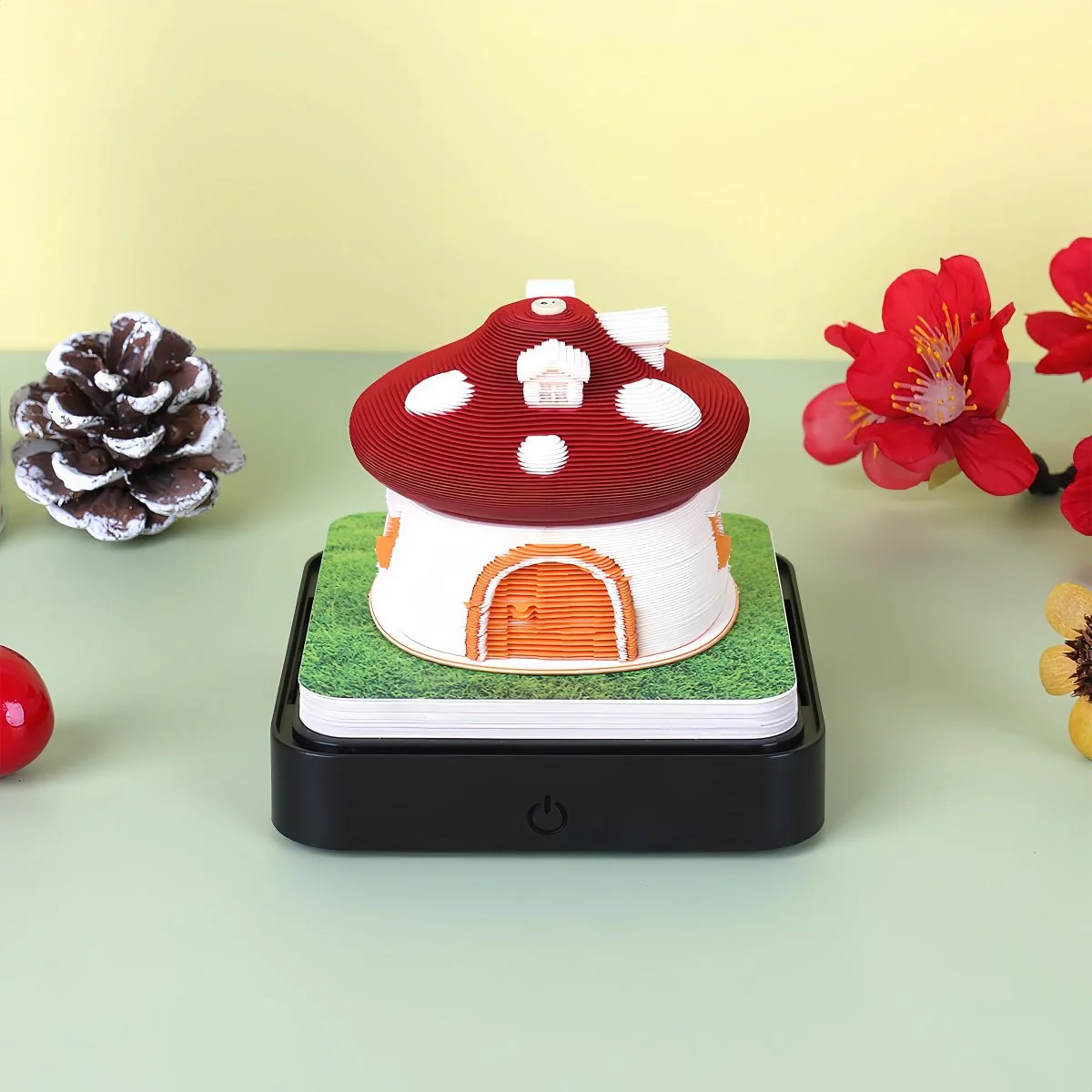 3D Calendar 2026 - Mushroom
