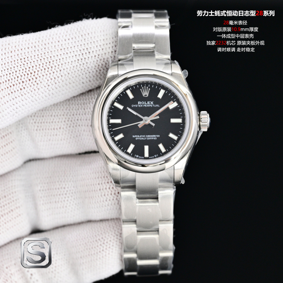 [TOP] ROLEX Watch 28mm - 3 Colors