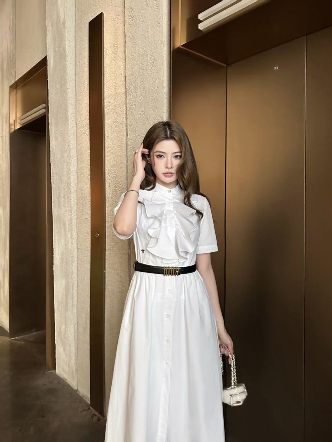 [TOP] Christian Dior  Dress - White