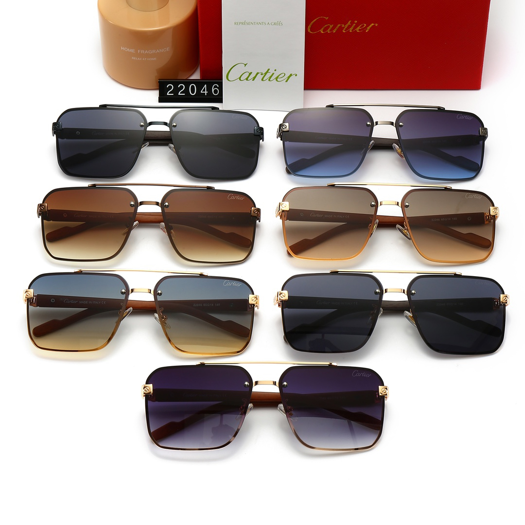 [TOP] Cartier Sunglasses - 7 Colors - 711 Luxury
