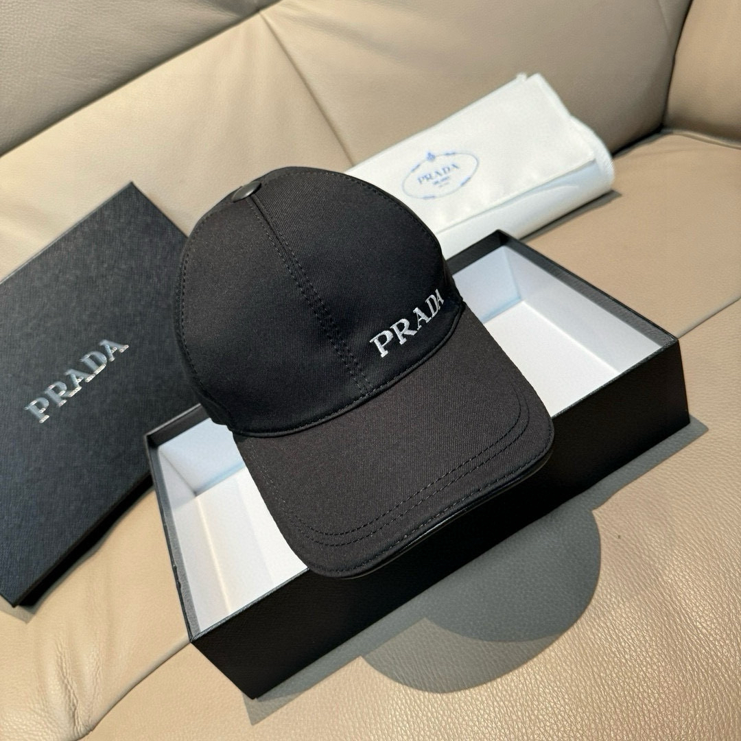 [TOP] PRADA Hat - Black - 711 Luxury