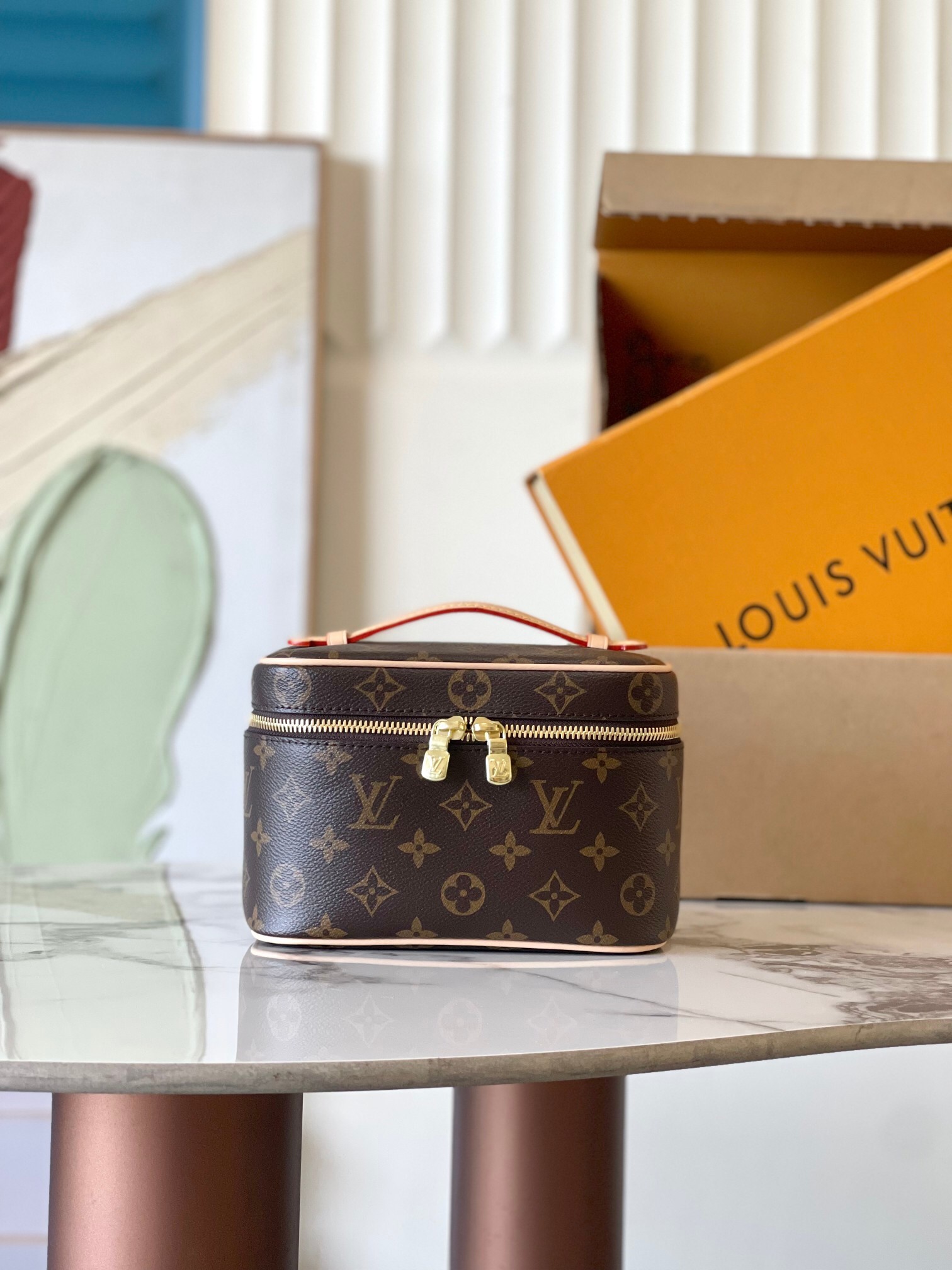 [TOP] Louis Vuitton LV Vanity Case 20x13.5x12cm - Brown - 711 Luxury