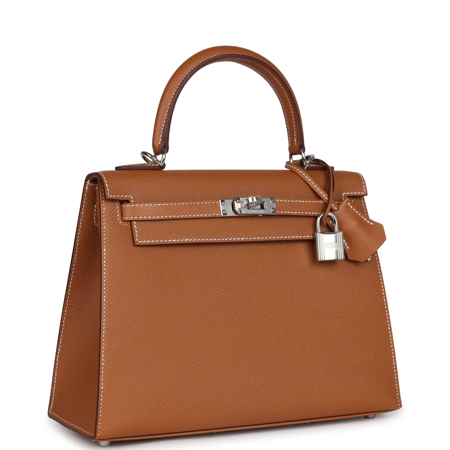 Hermes Kelly Sellier  Gold Epsom Palladium Hardware
