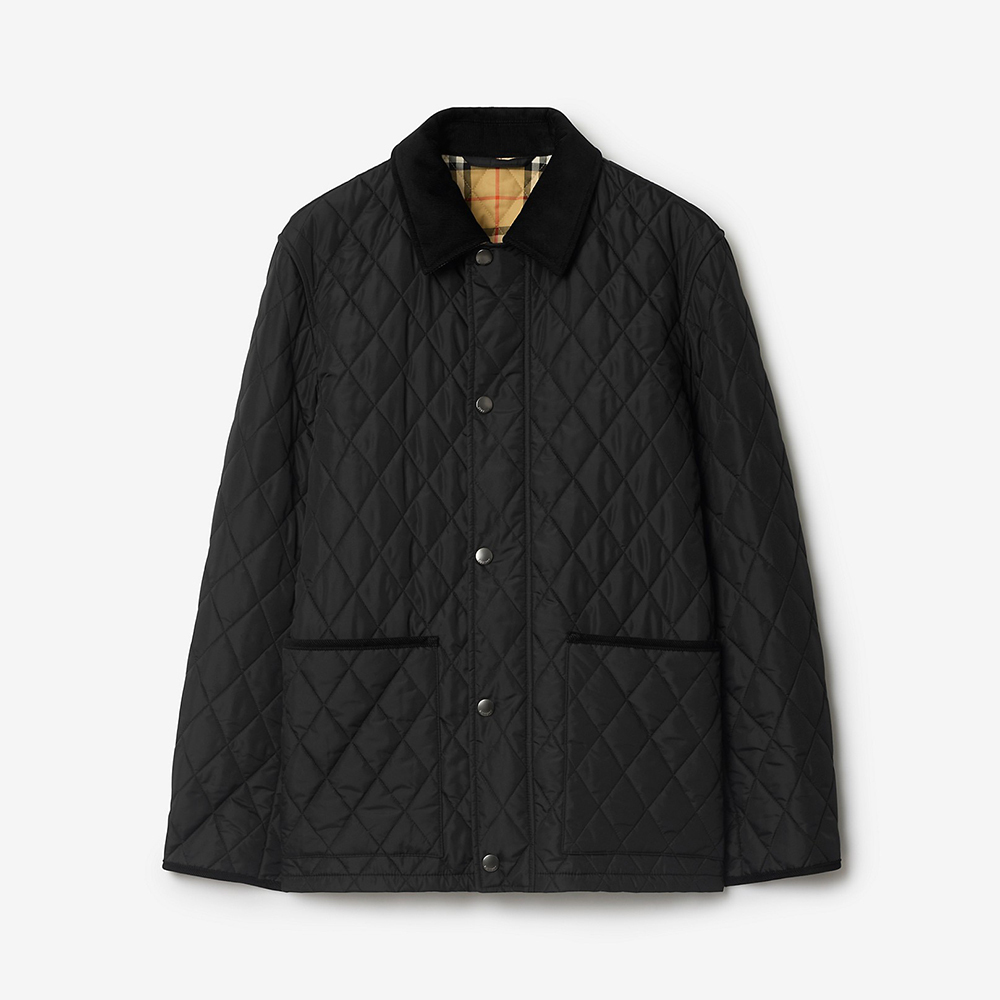 Burberry black Clothing Burberry Quilted Nylon Haddington Jacket in Black #378341 | Nigo Office