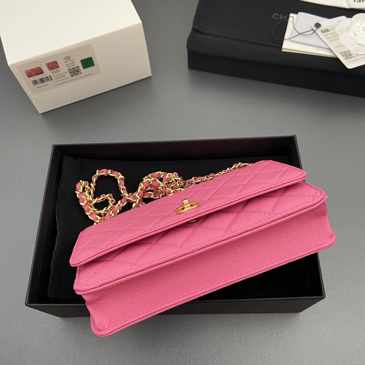 [TOP] CHANEL Woc Bag  20-13-3.5cm - Pink