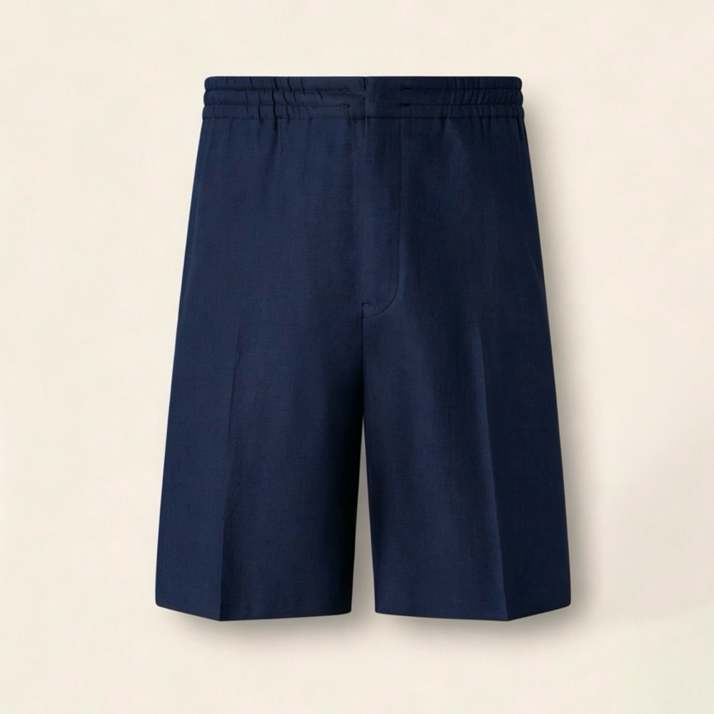 ZEGNA Mulberry Silk Linen Shorts #385175