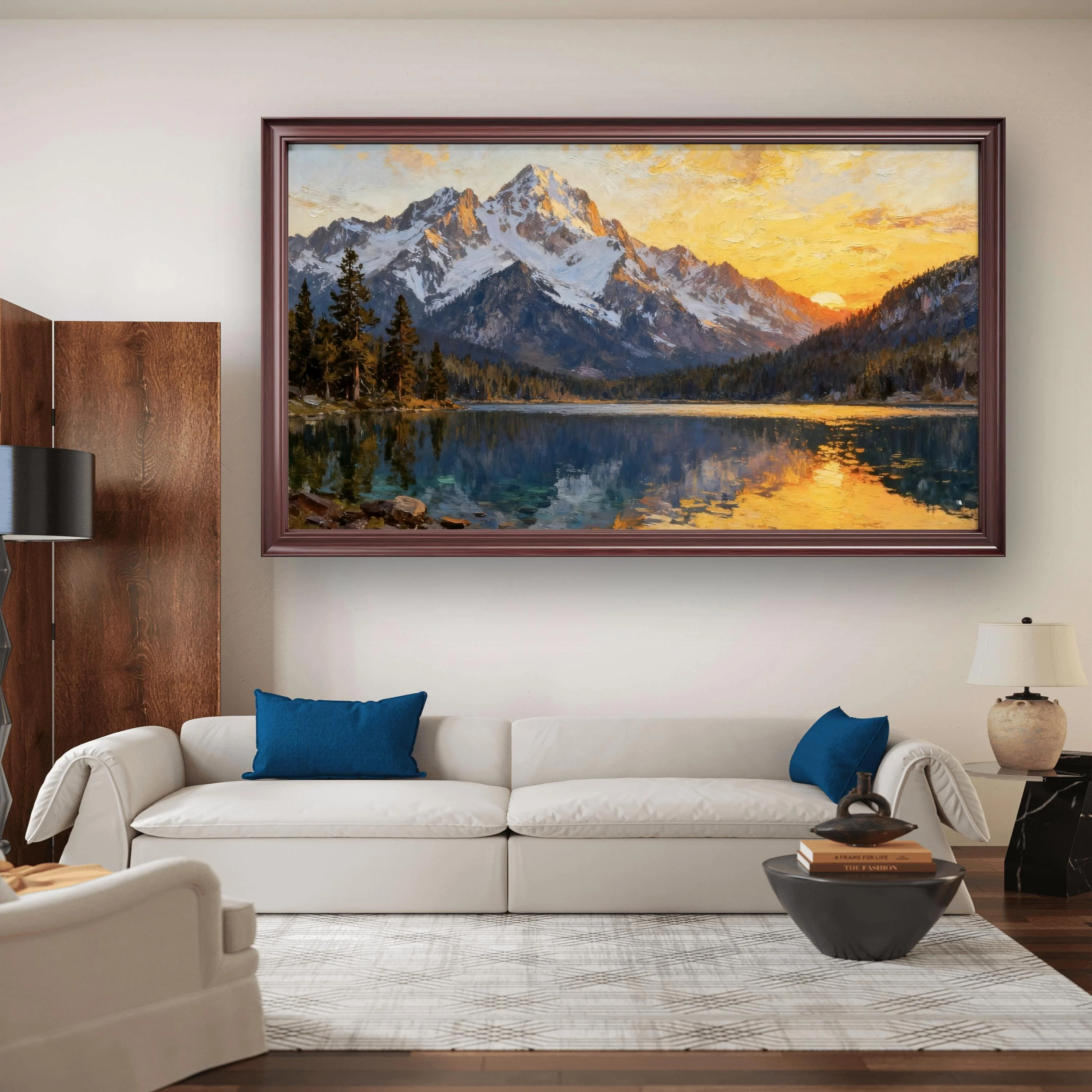 Mountains in Evening Light