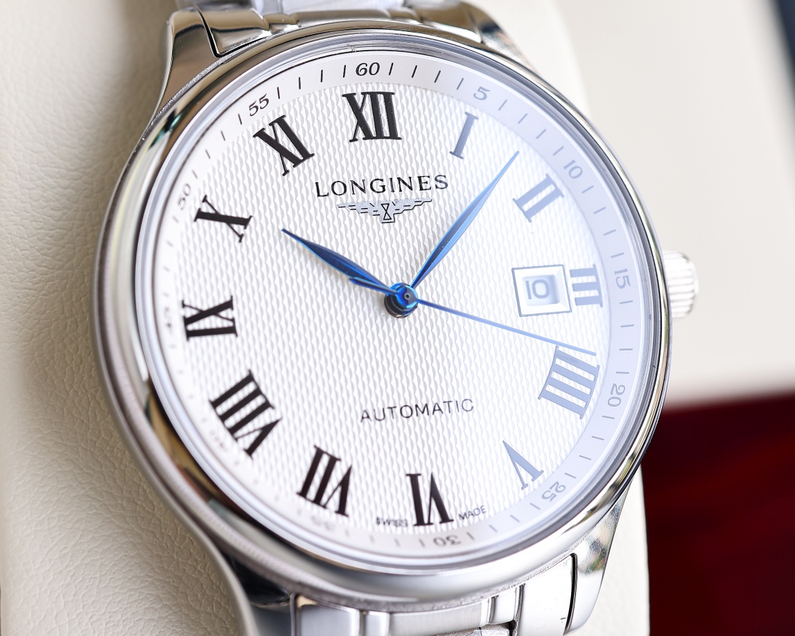 [TOP] LONGINES Watch 39mm - White/Silver - 711 Luxury