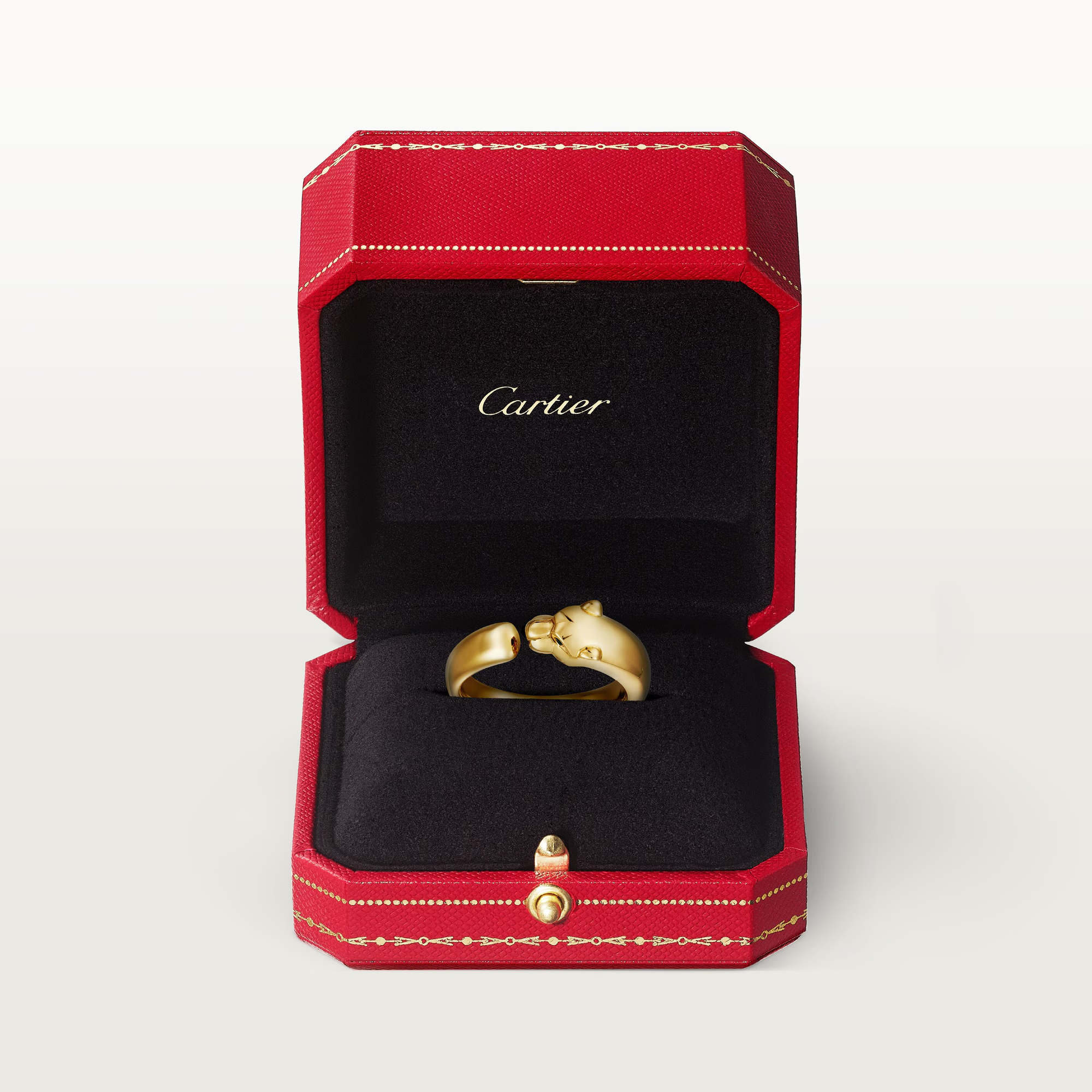 Carty Panther Pure Ring, Yellow Gold, Small Model