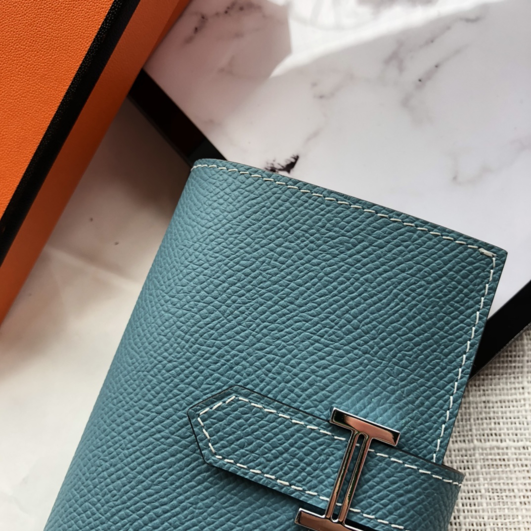[TOP] HERMES Short Card Pack - Bleu Jean - 711 Luxury