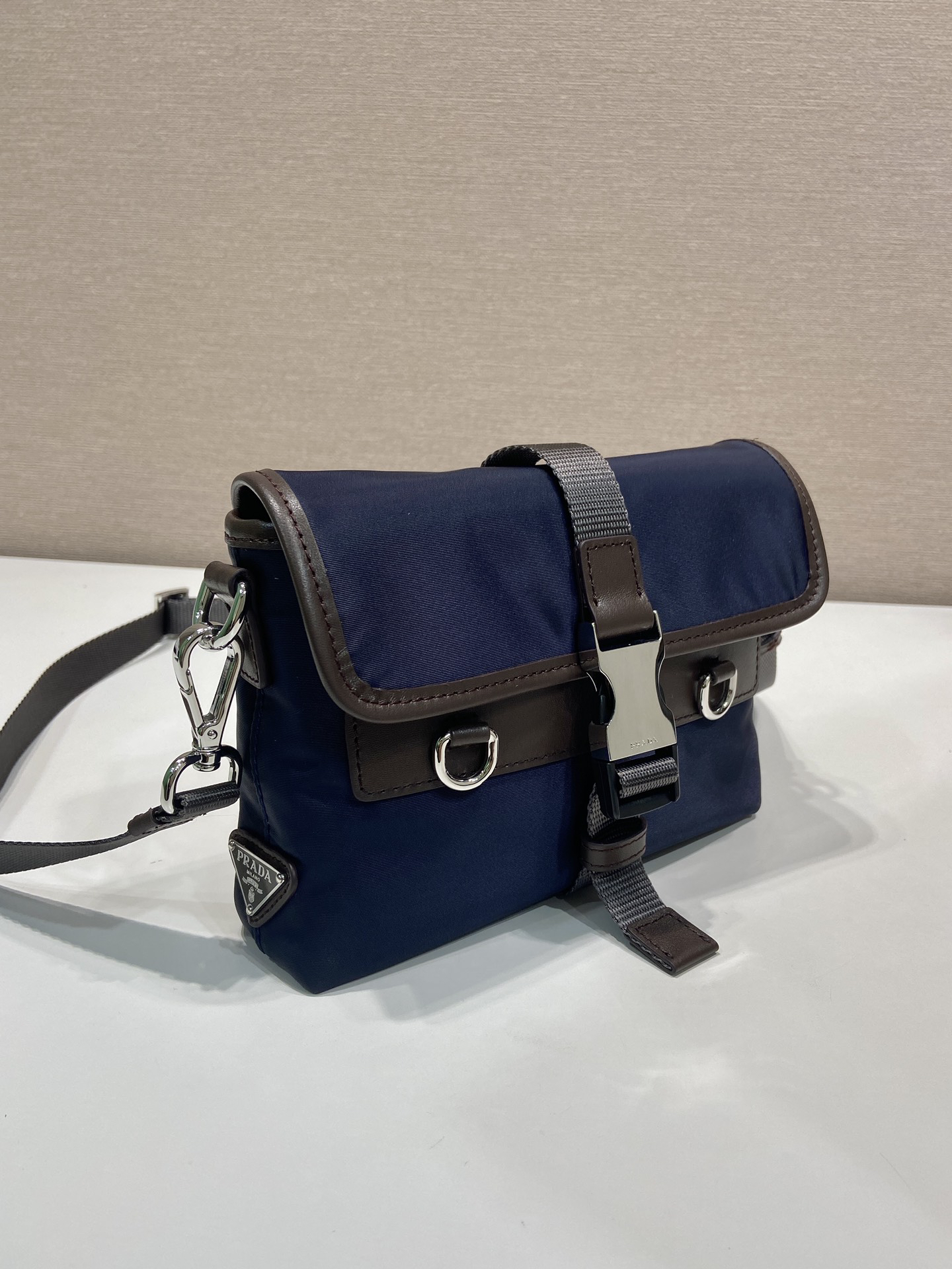[TOP] PRADA  Bag Re-Nylon 19x13x5.5cm - Blue - 711 Luxury