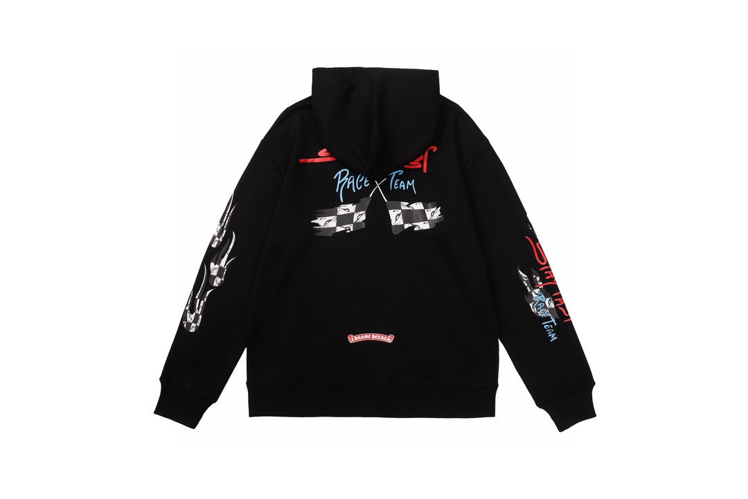[TOP] CHROME HEARTS Hoodie - Black - 711 Luxury