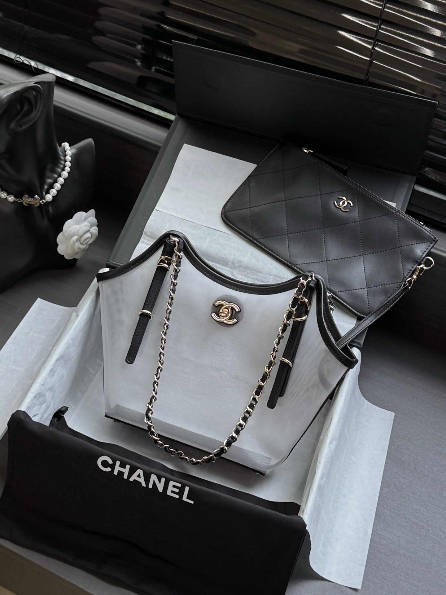 [TOP] CHANEL Cruise 2026 Tote Bag 3 Sizes - Transparency - 711 Luxury