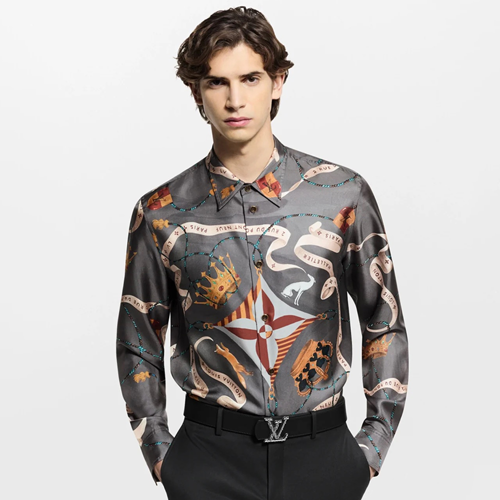 Louis Vuitton Printed Silk Shirt #382794