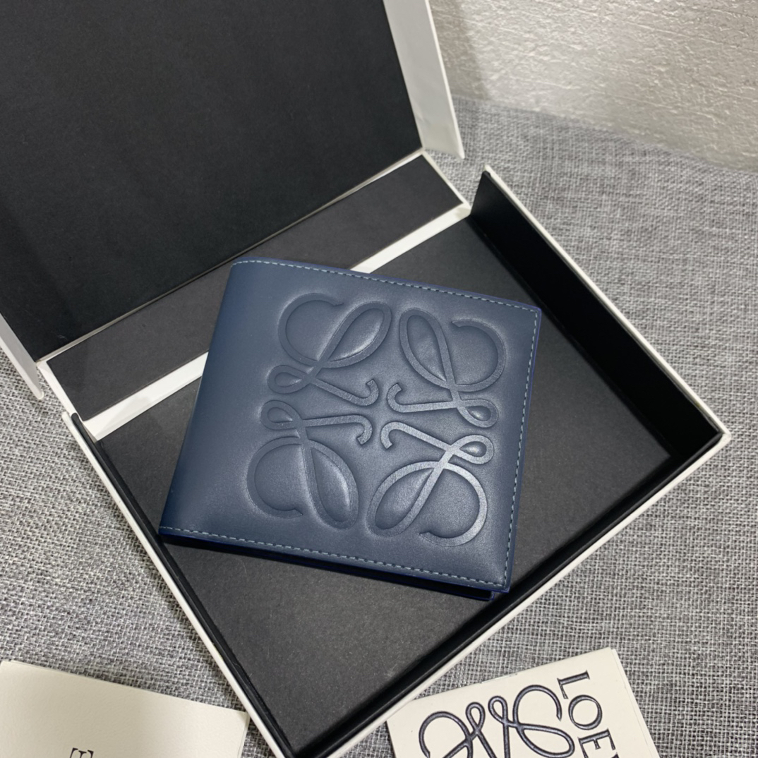 [TOP] LOEWE Wallet 11*10 cm - Blue - 711 Luxury