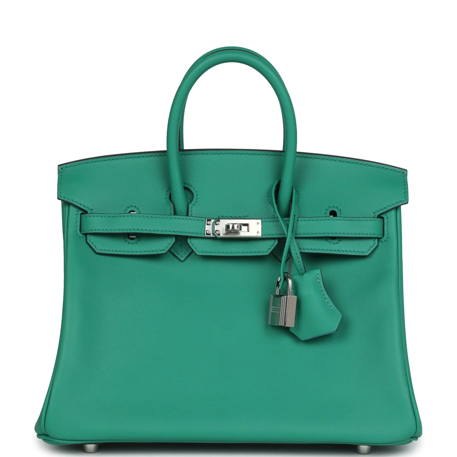 Hermes BirkinVert Vertigo Verso Swift Palladium Hardware