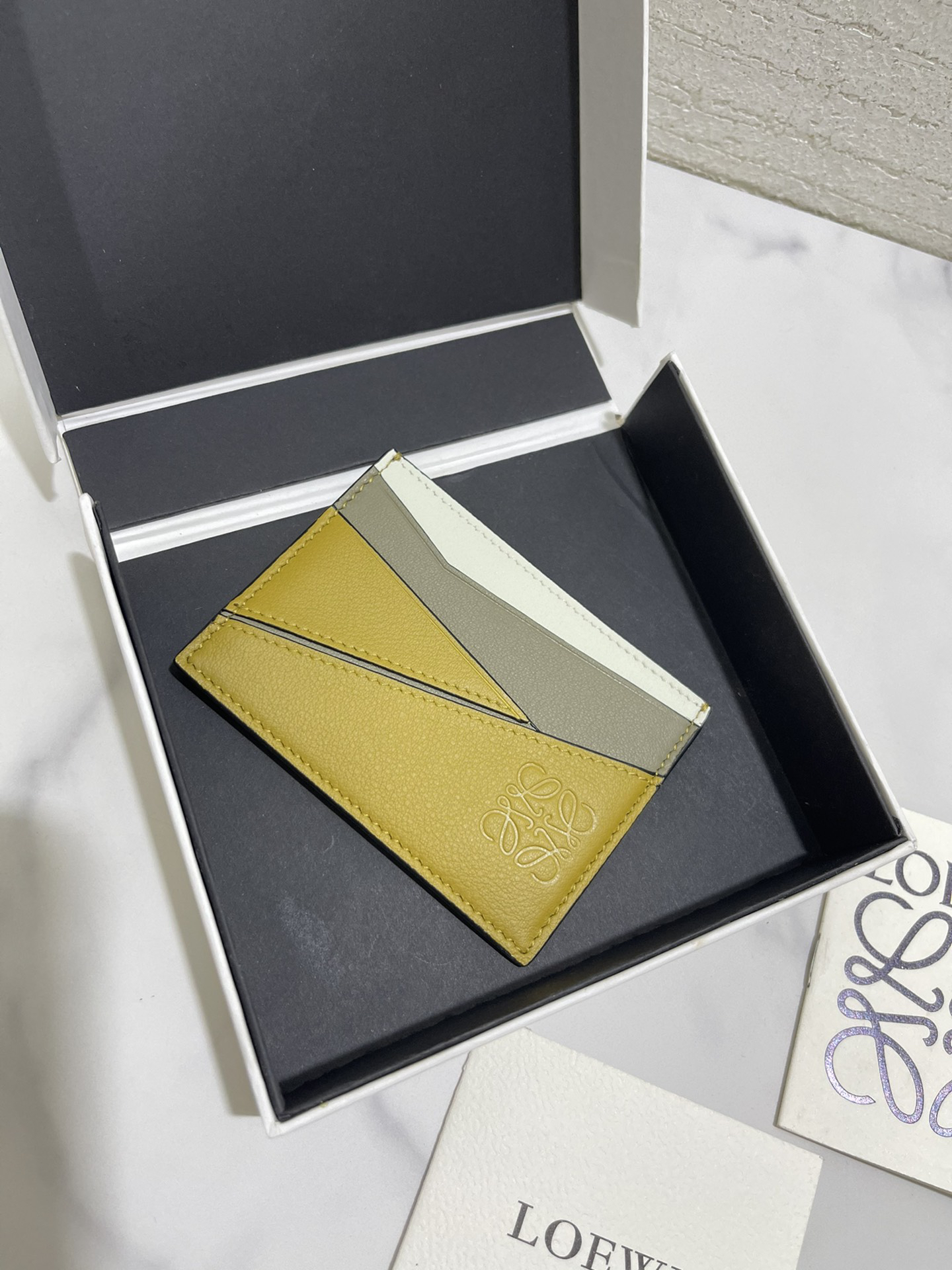 [TOP] LOEWE Card Holder 10.5*7.5cm - Khaki