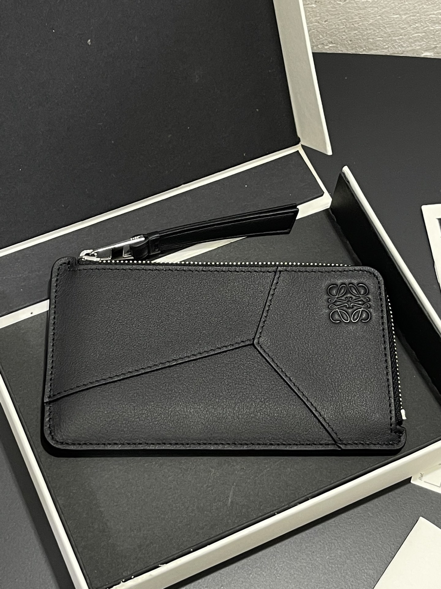 [TOP] LOEWE Card Holder 15*8.5 cm - Black - 711 Luxury
