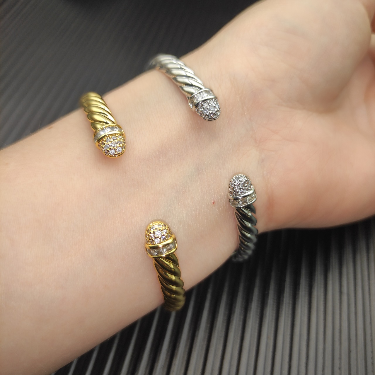 [TOP] DAVID YURMAN Bracelet 6.2 mm - 2 Colors - 711 Luxury