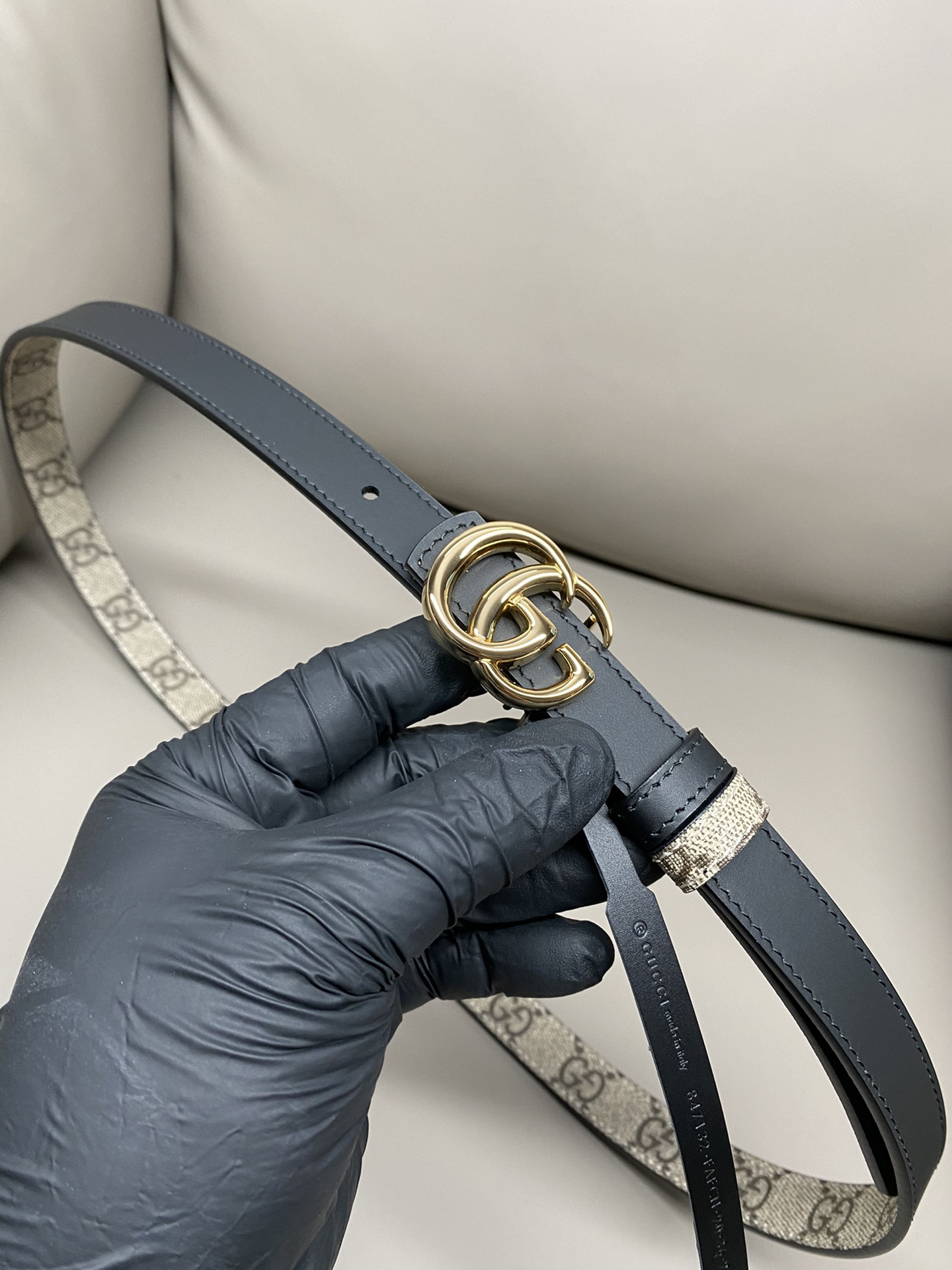 [TOP] GUCCI Belt 2 cm - Black - 711 Luxury