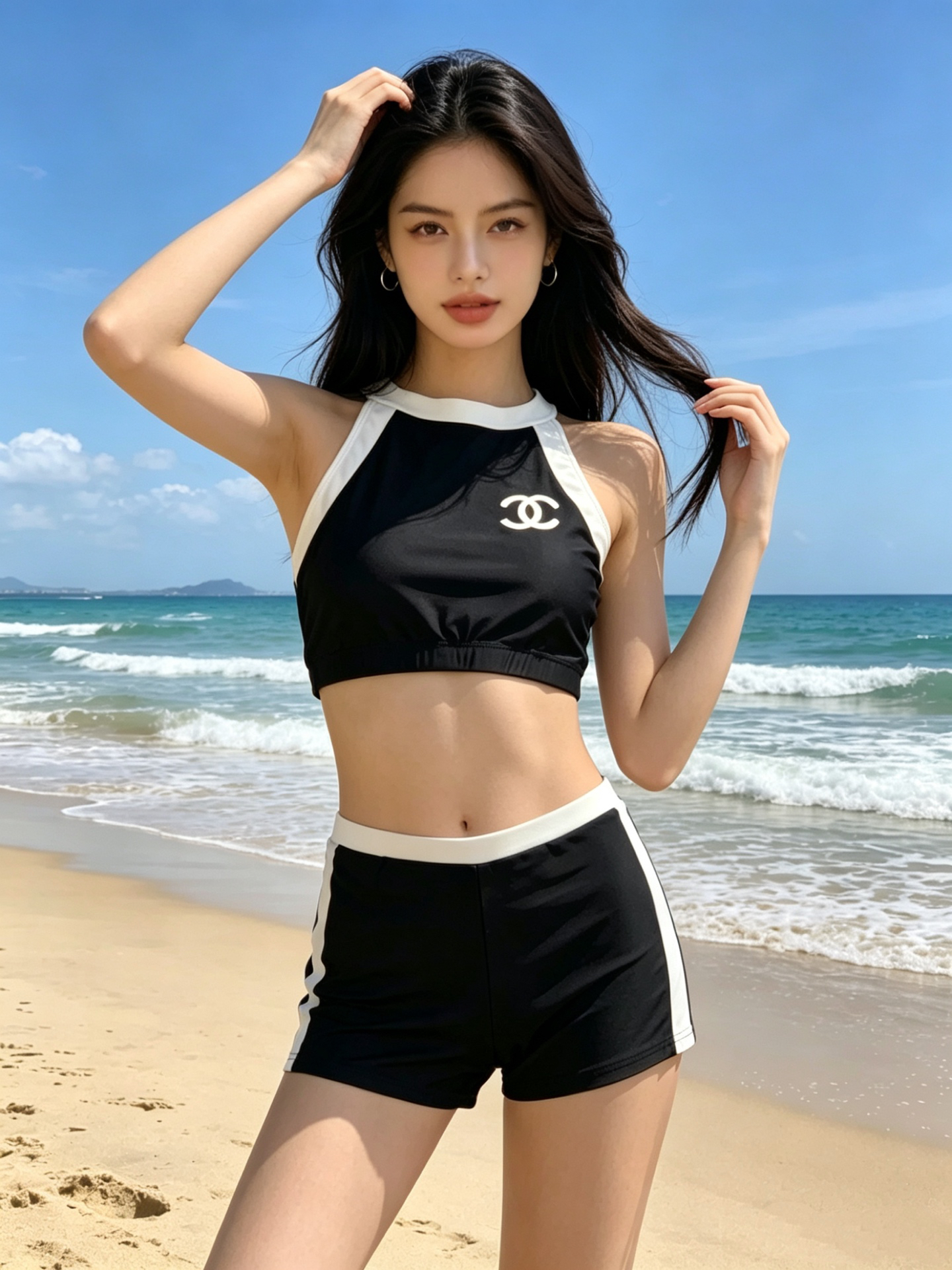 [TOP] CHANEL Swimsuit - Black - 711 Luxury