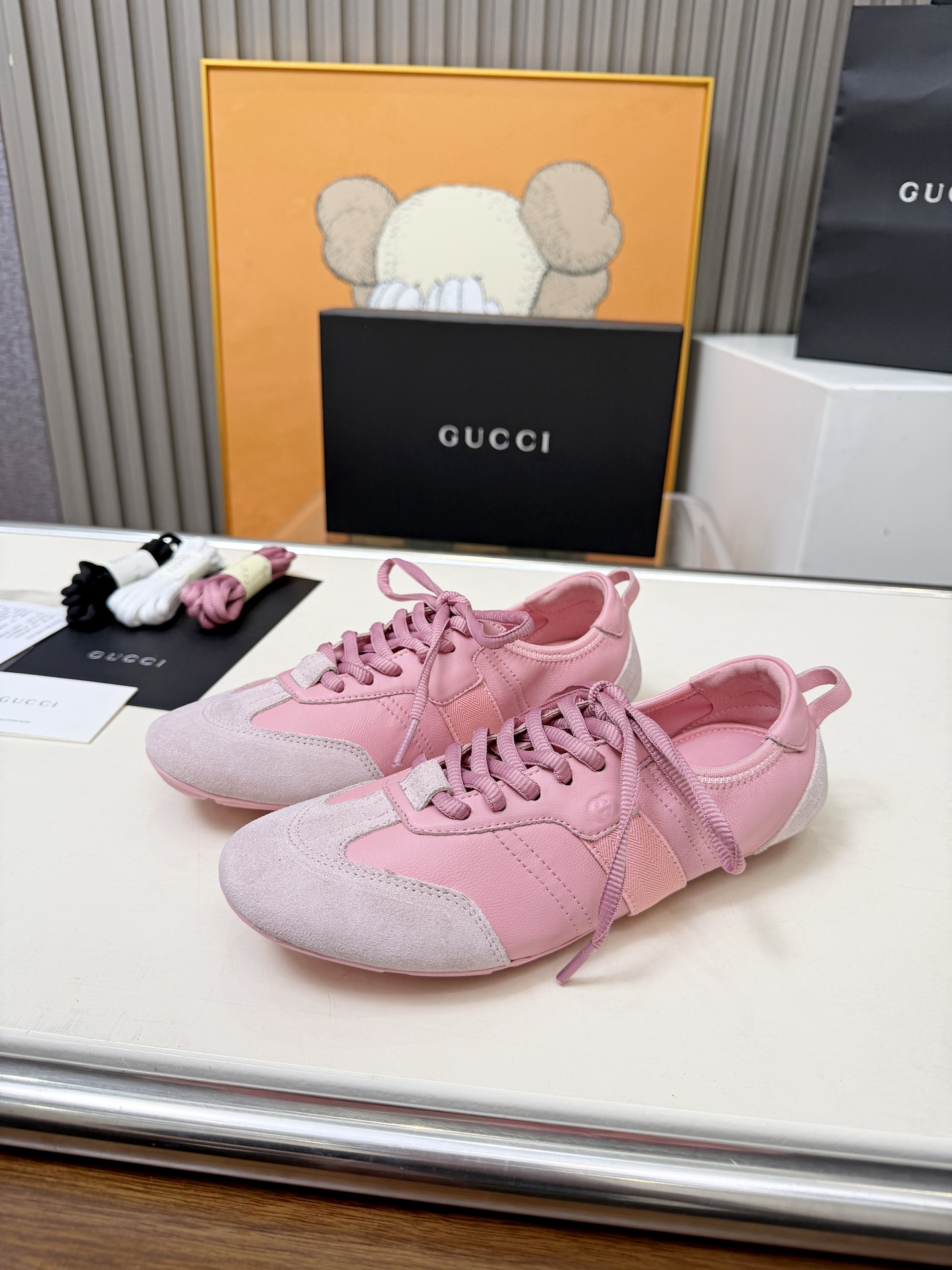 [TOP] GUCCI Sneaker - Pink - 711 Luxury