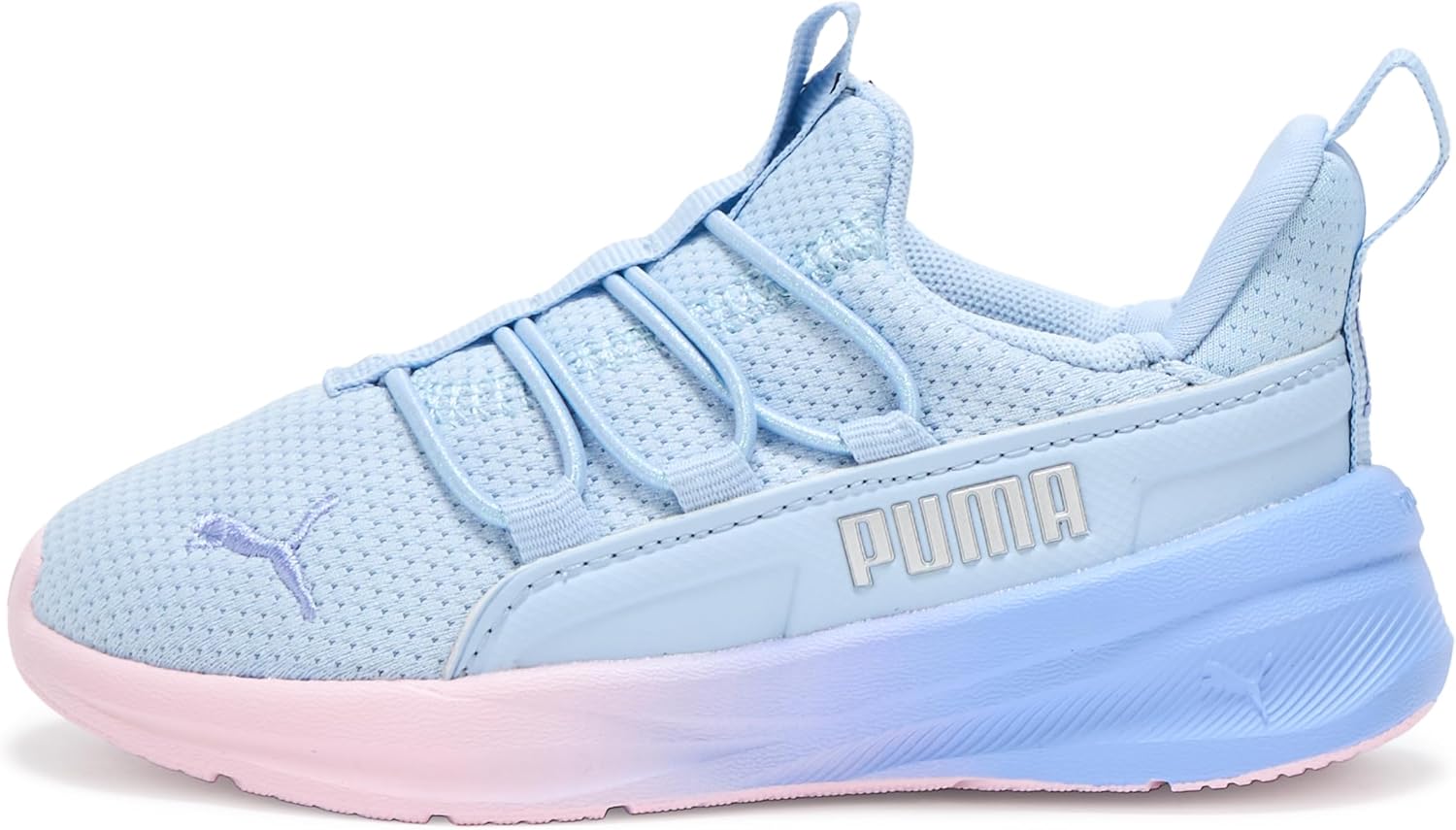 Puma Unisex-Child Softride One4All Slip On Shoes, Haute Tropic-Intense Lavender-Pearl Pink AH25, Toddler 8