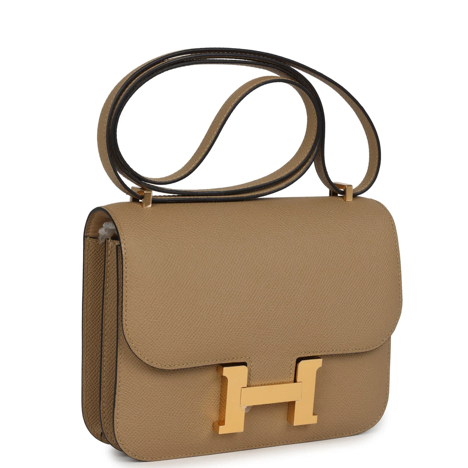 Hermes Constance Poussiere Epsom Gold Hardware