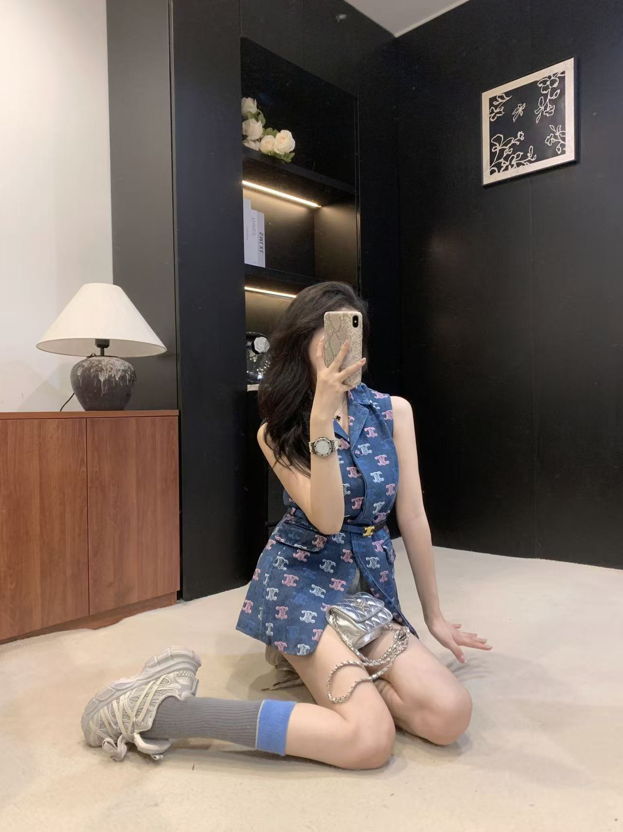 [TOP] CELINE Vest Jakcet -Blue