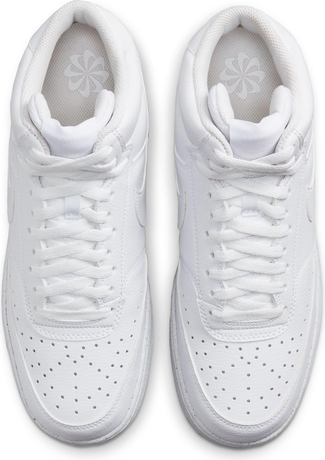 Nike Mens Court Vision Mid Next Nature White/White/White 8 Medium